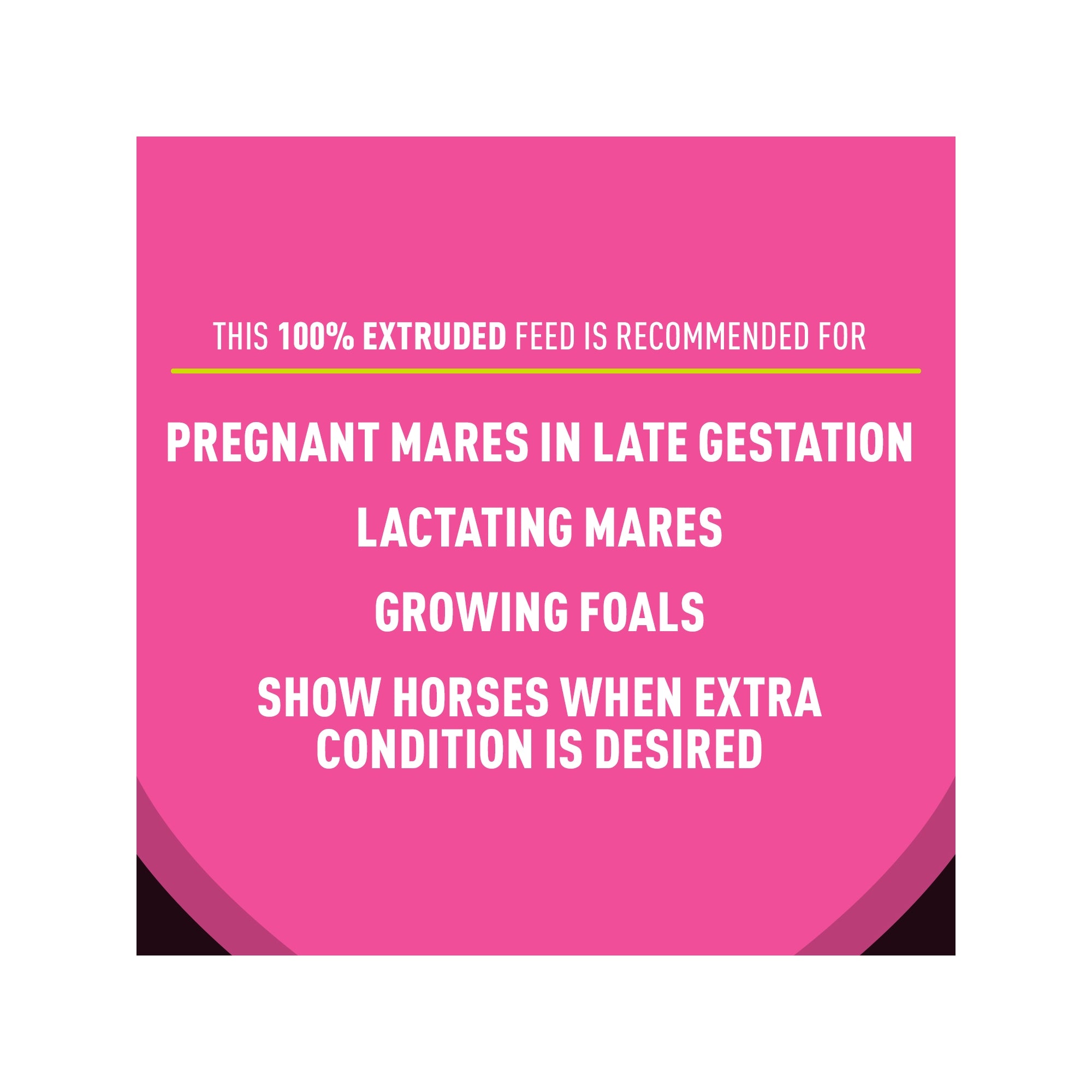 Sentinel Safe Start recommended for pregnant mares, lactating mares, growing foals, show horses