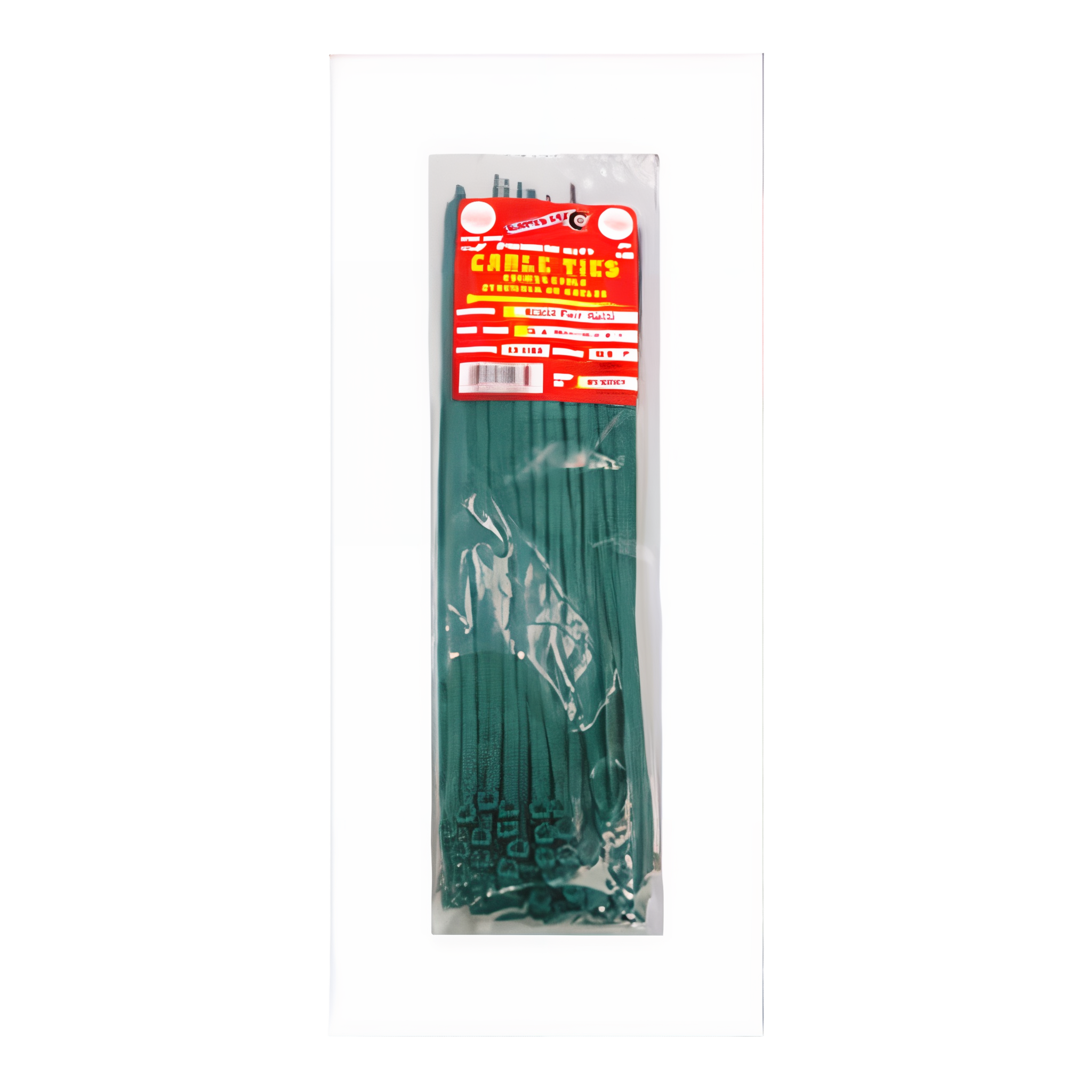 Tool City Green Cable Tie, 11.8 inch standard duty green cable tie.