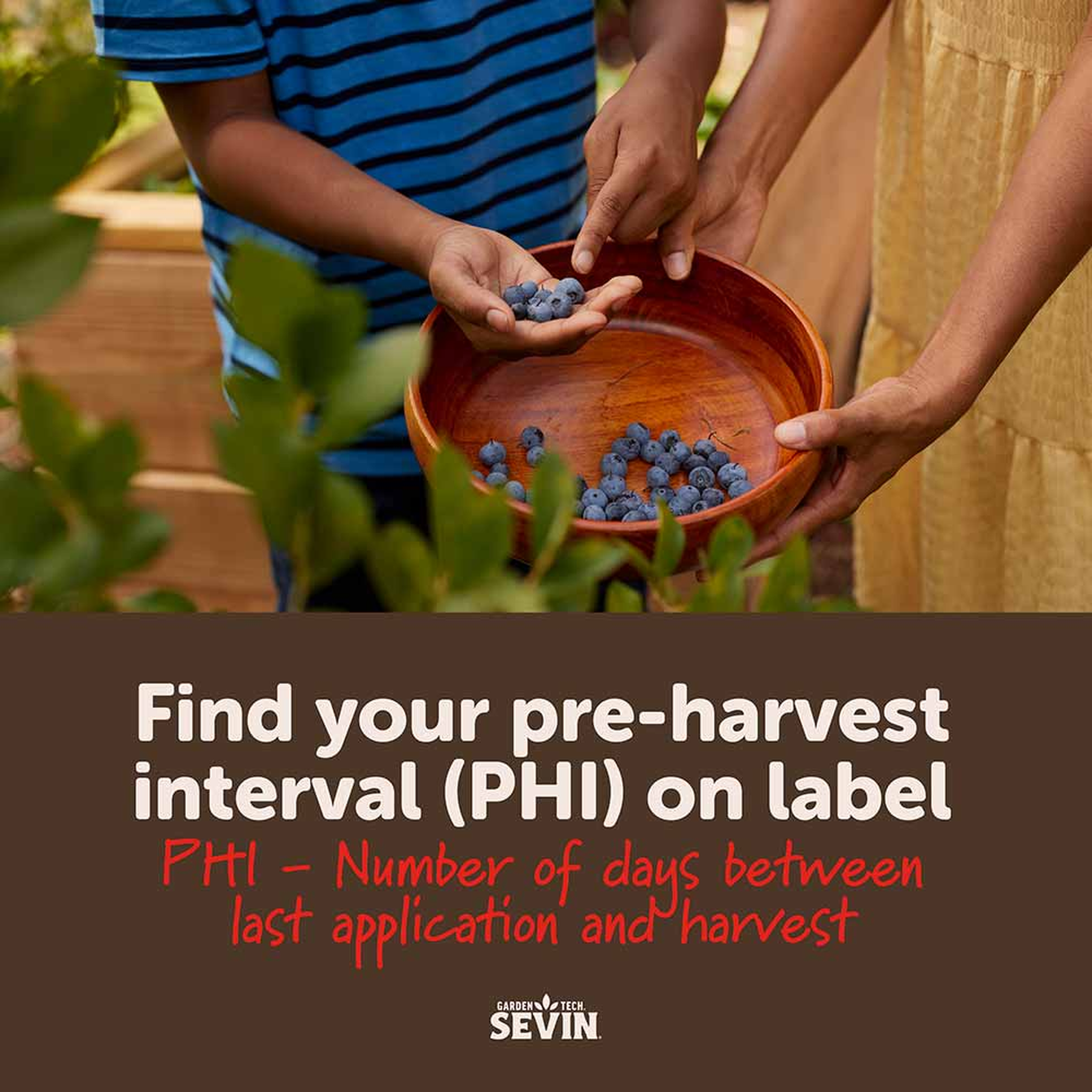 Find your pre-harvest interval on the product label