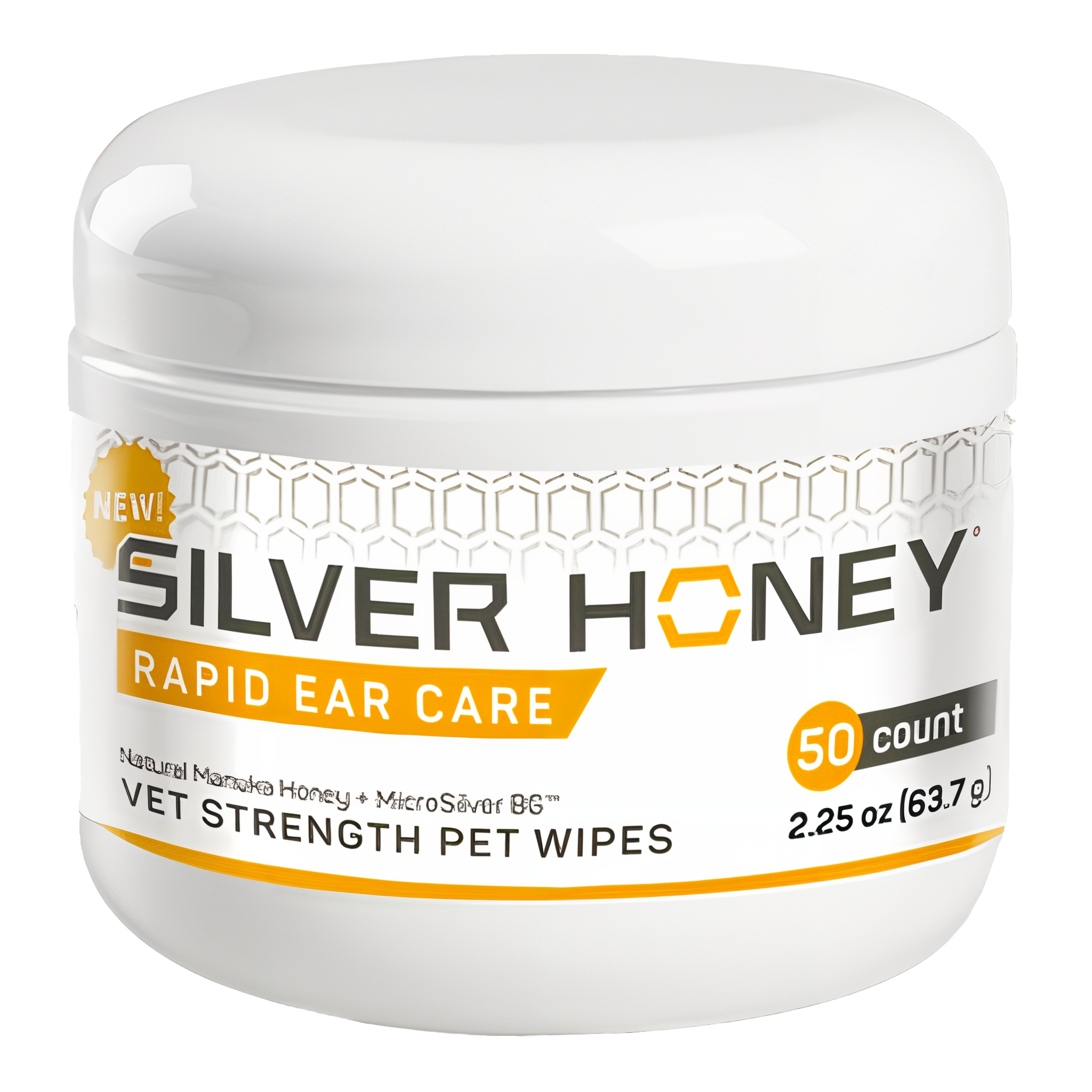 Absorbine Silver Honey Rapid Ear Care Vet Strength Wipes