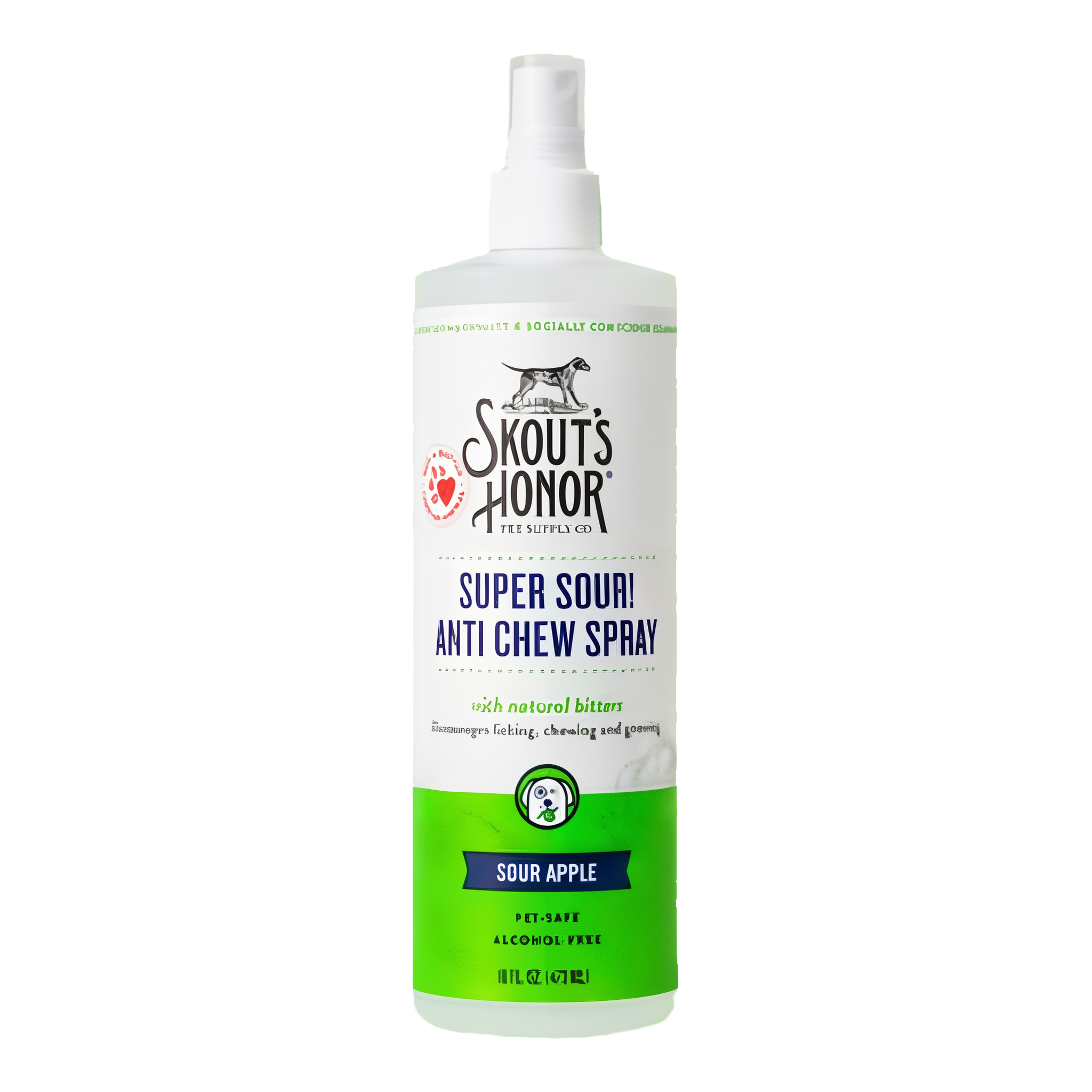 Super Sour! Anti Chew Spray in 16 oz size to deter dog chewing