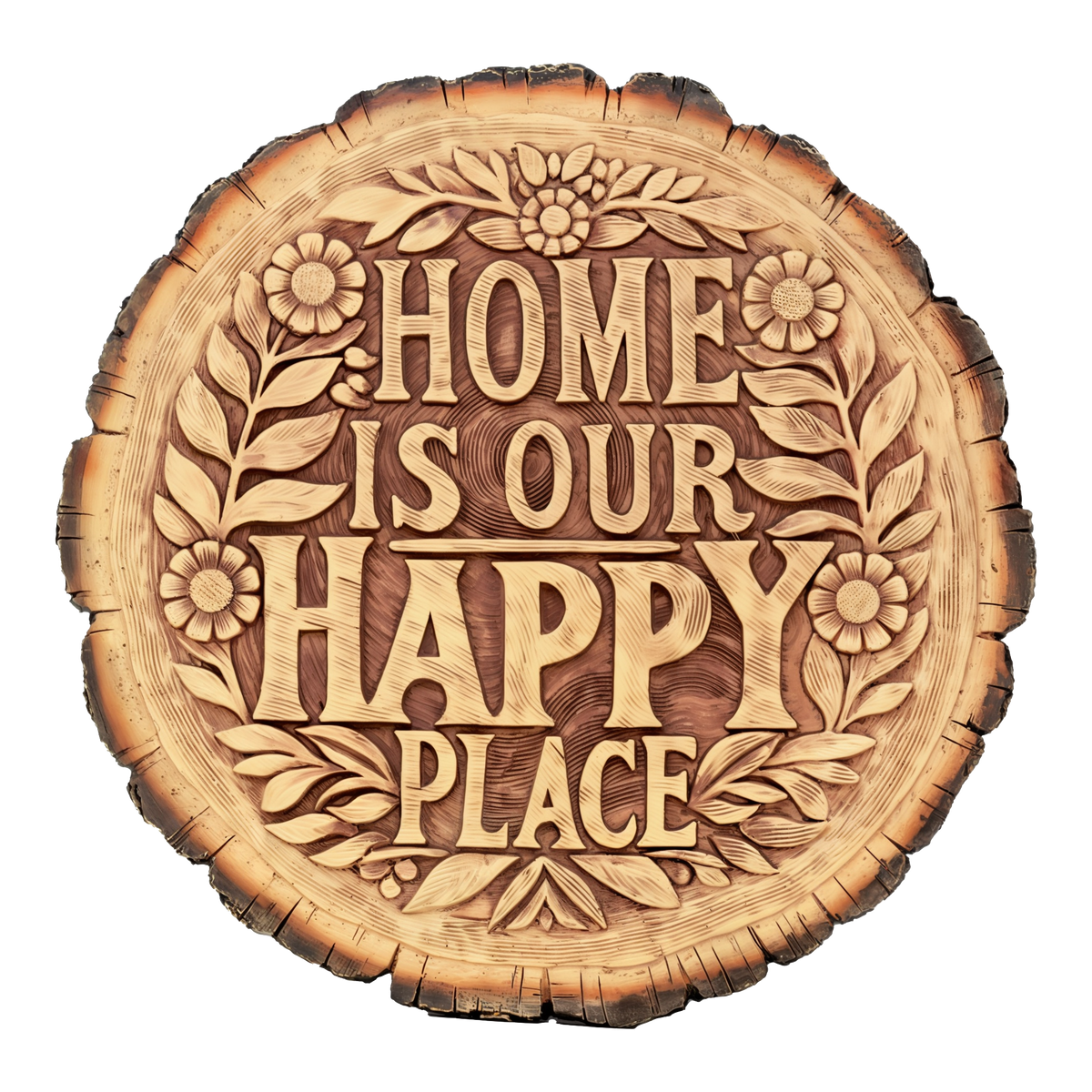 Spoontiques Happy Place Stepping Stone -- product image