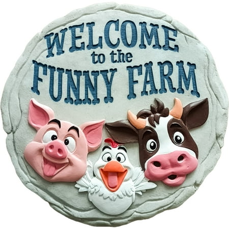 Funny Farm Stepping Stone