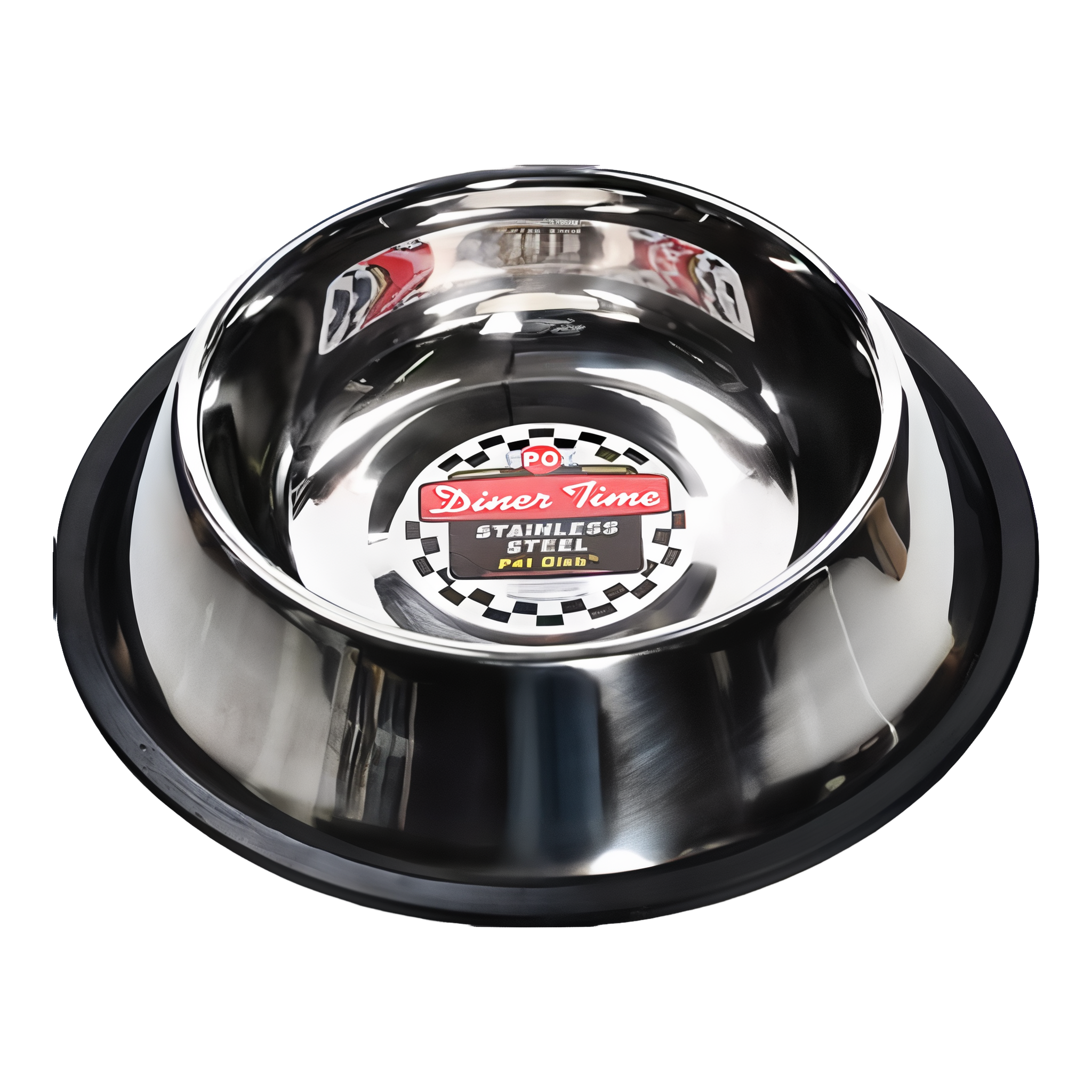 Ethical Pet Stainless Steel No Tip Mirror Dog Bowl, 32 oz size.