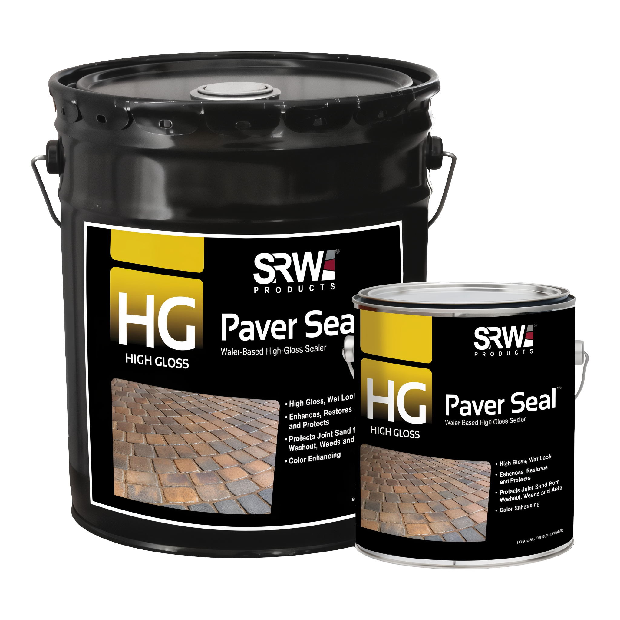 SRW HG High Gloss Paver Sealer | 1 & 5 Gallon Wet-Look