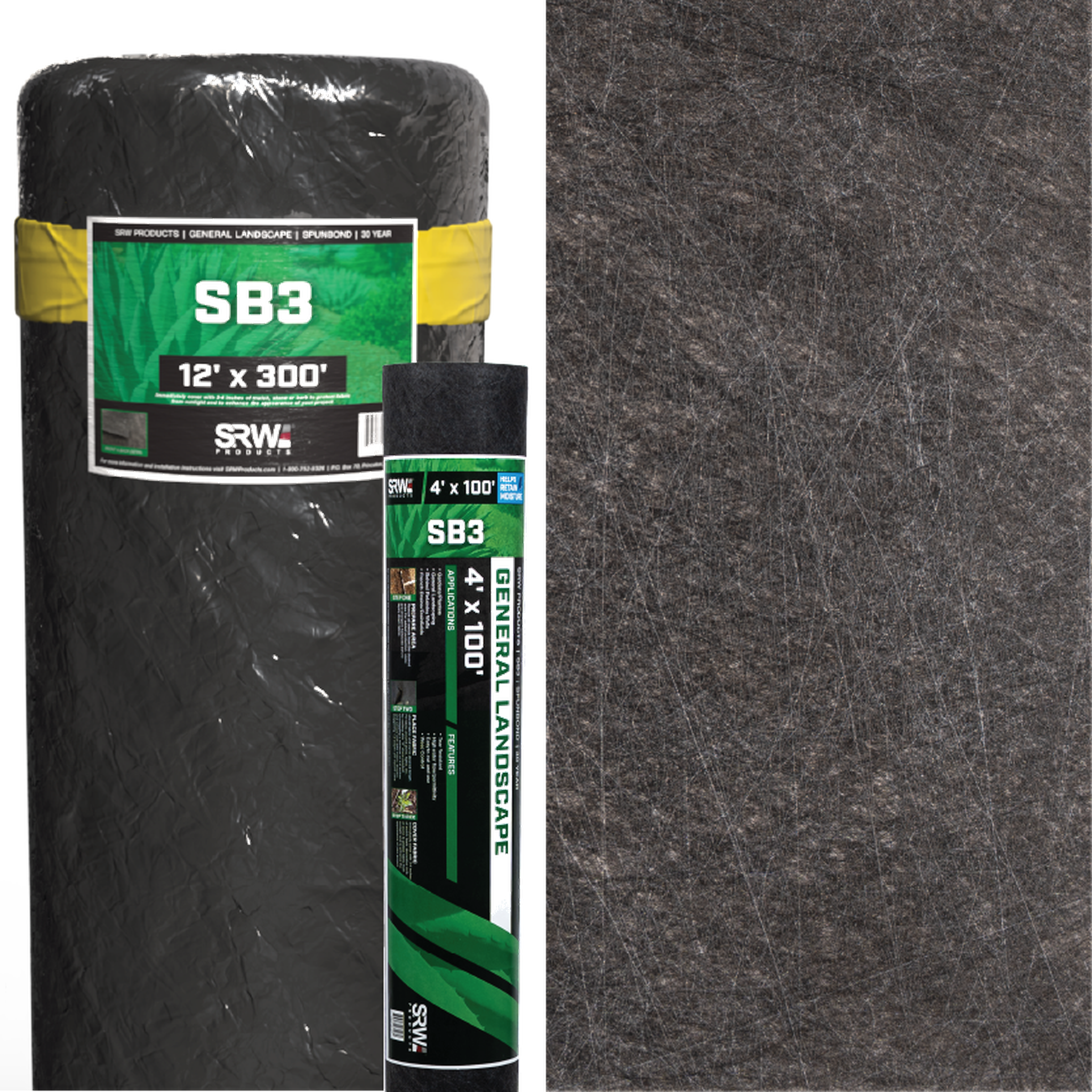 SRW Products SB3 General Landscape Fabric rolls