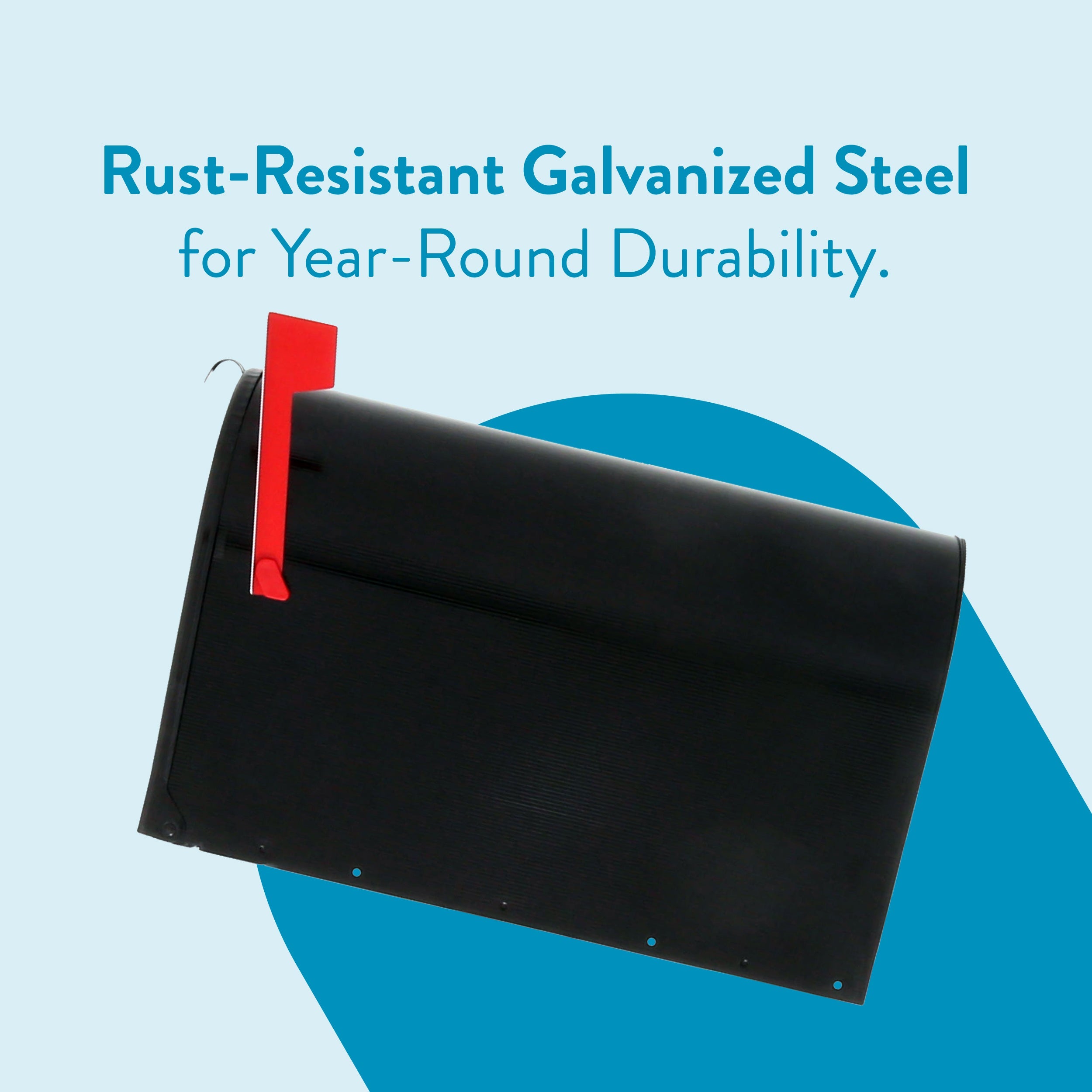 Rust-resistant galvanized steel for year-round durability