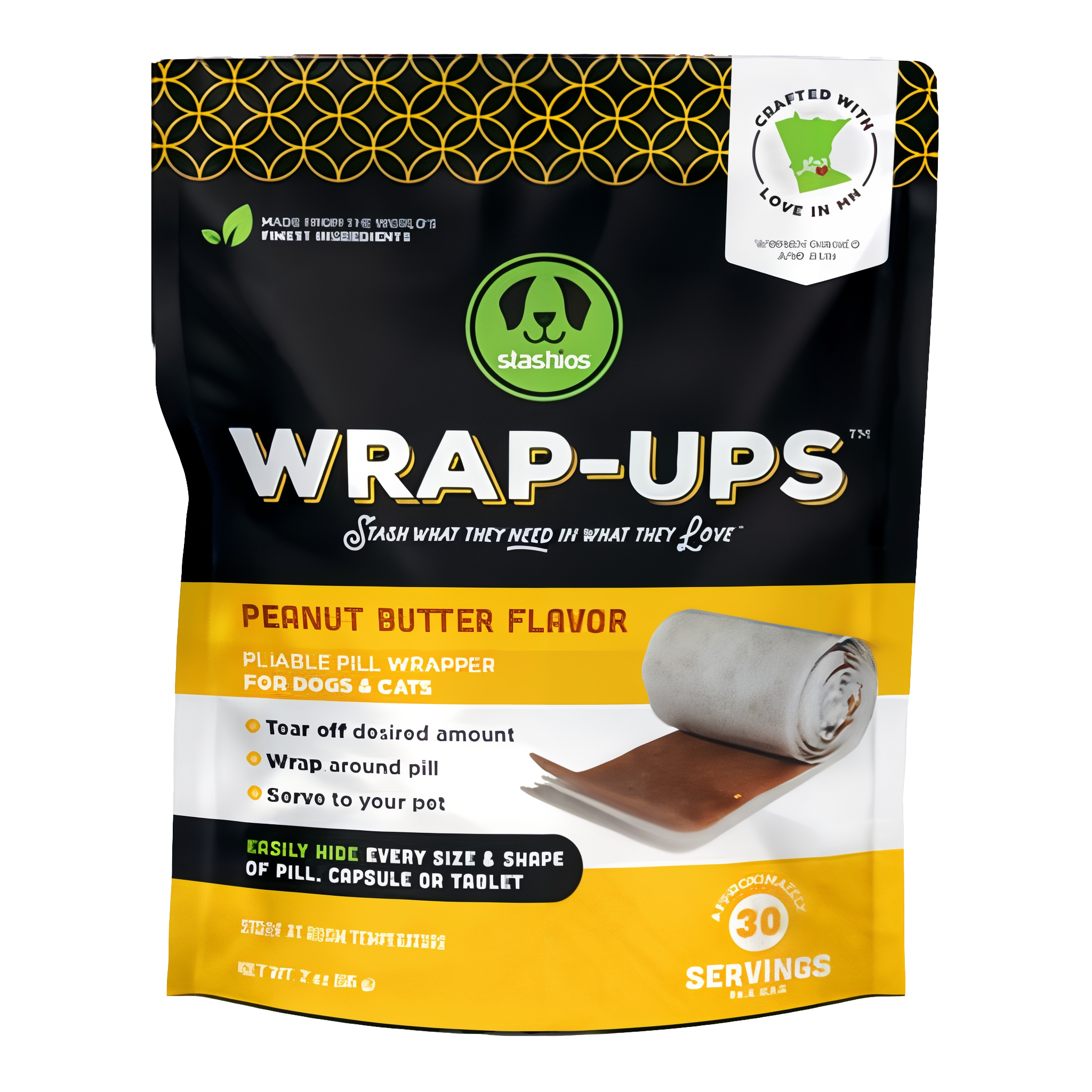 Wrap-Ups: Peanut Butter Pill Wrapper for Dogs & Cats