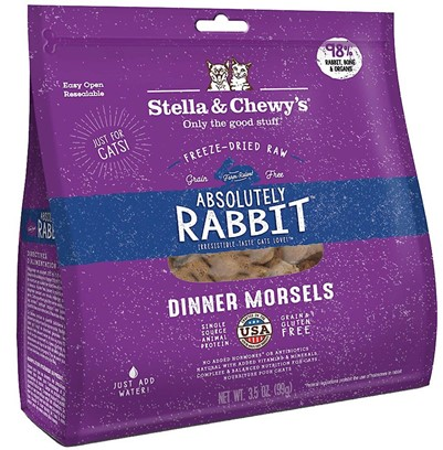 Stella & Chewy's Absolutely Rabbit Dinner Morsels Freeze-Dried Dry Cat Food