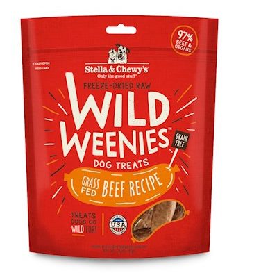 Stella & Chewy's Wild Weenies Beef Flavor Chewy Dog Treats