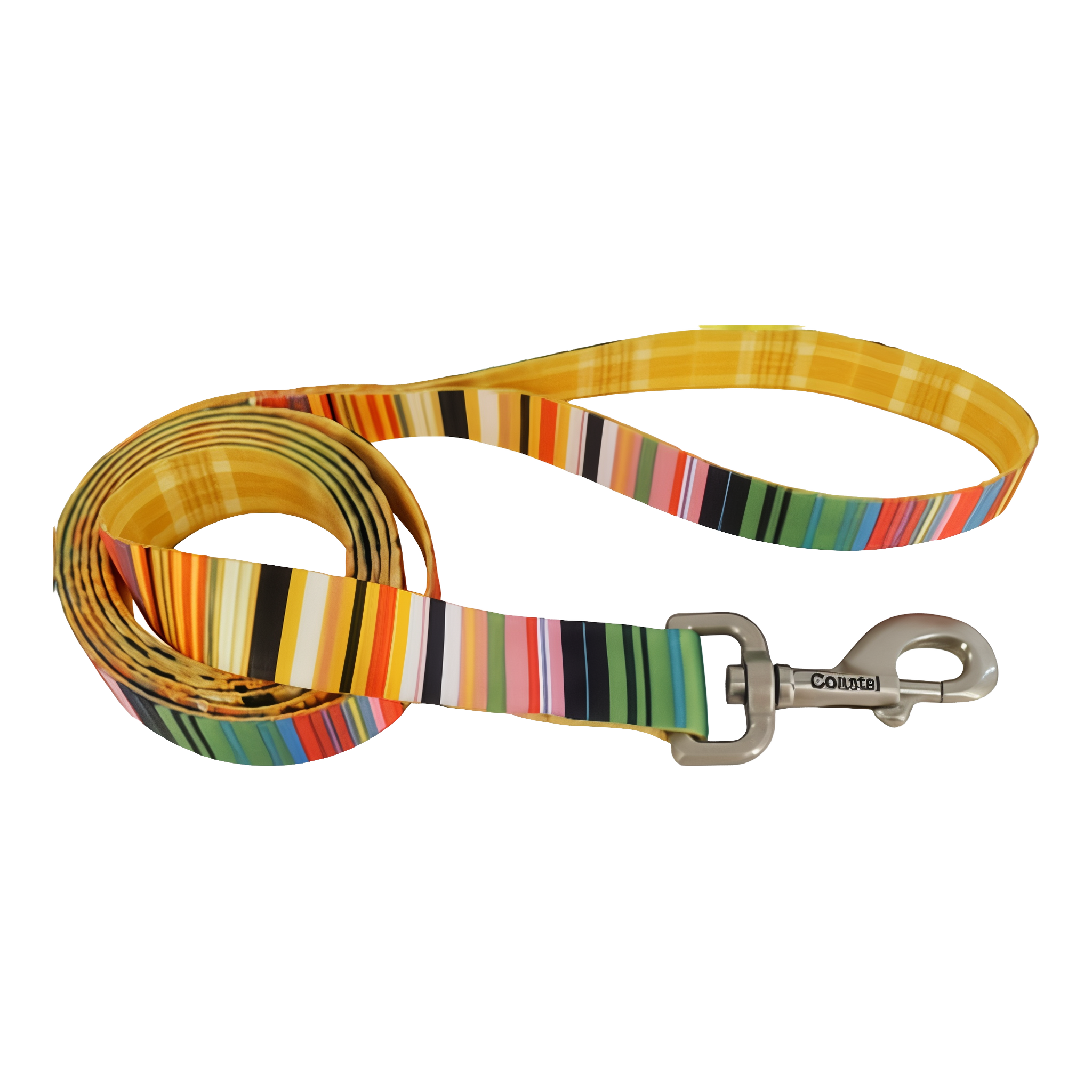 Sublime Dog Leash Sublime Stripe with Gold Plaid