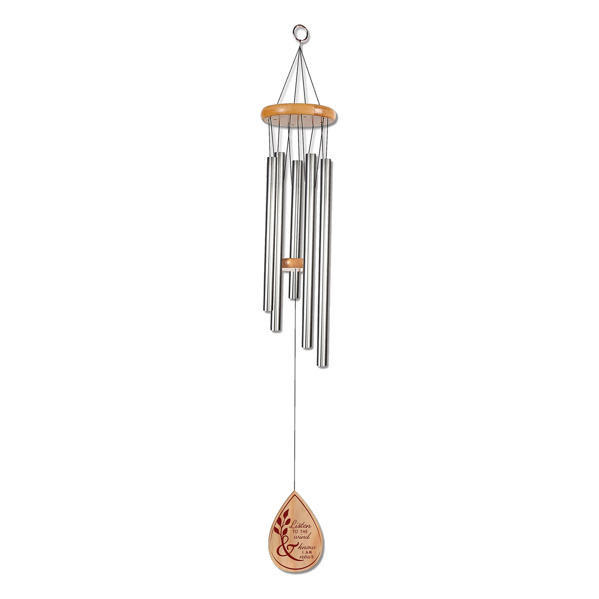 Sunset Vista Designs Cardinals Appear Memorial Wind Chime -- 29" chime on white