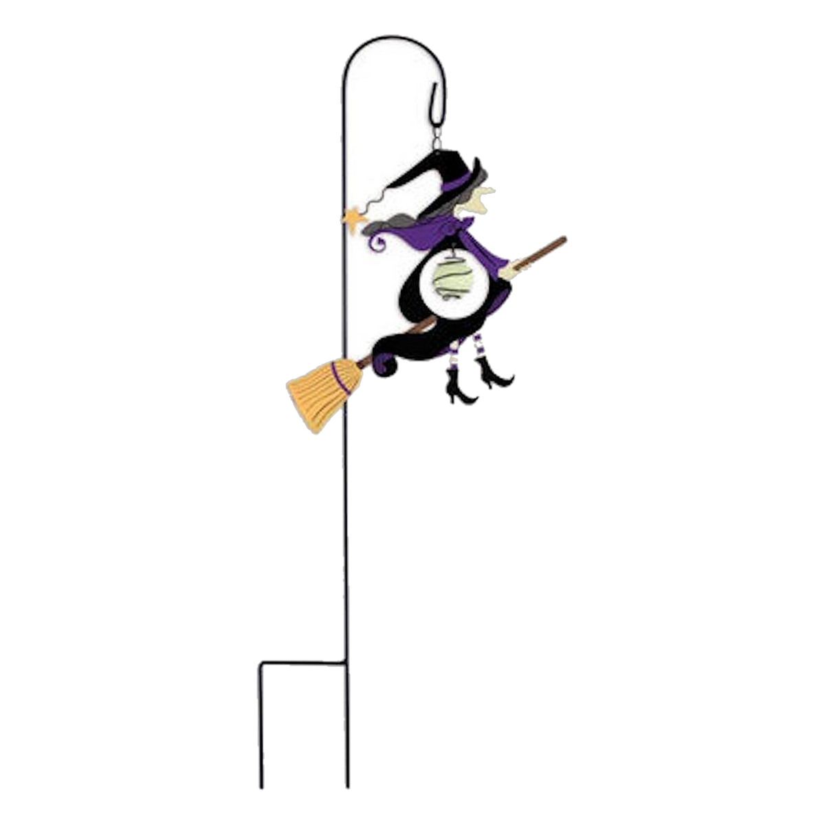 Sunset Vista Designs Glow in the Dark Witch Stake -- packshot on white