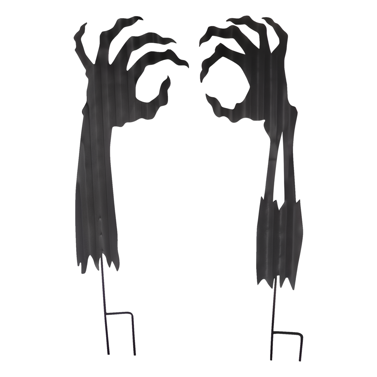 Sunset Vista Designs Halloween Zombie Hands Garden Stake -- packshot on white