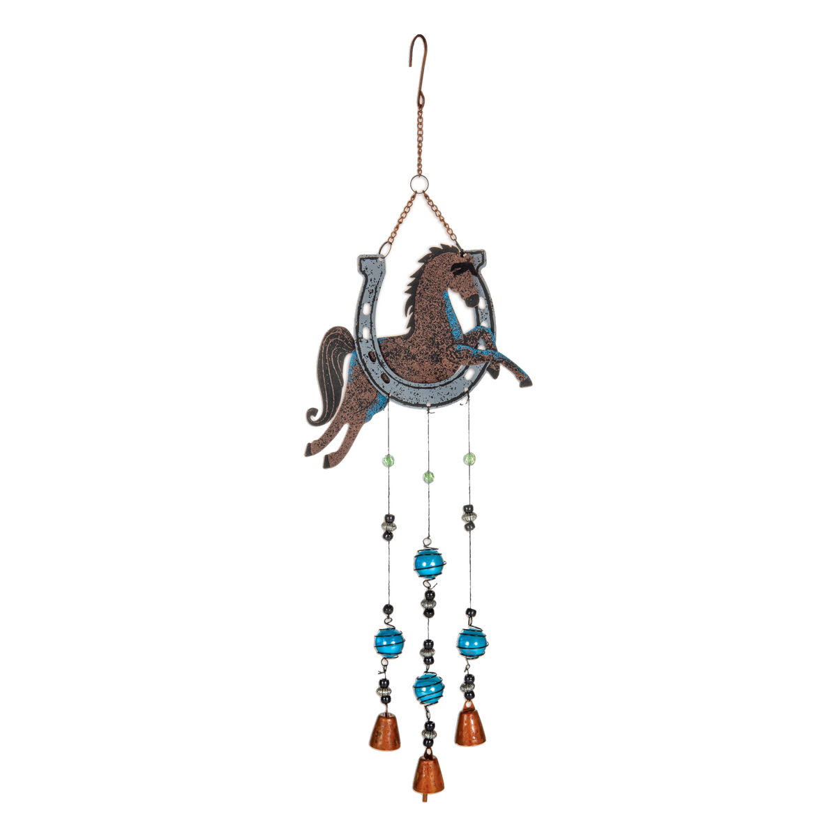 Sunset Vista Designs Lucky the Stallion Wind Chime -- side view