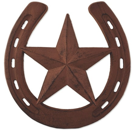 Sunset Vista Designs Horsing Around Cast Iron Horse Shoe Stepping Stone