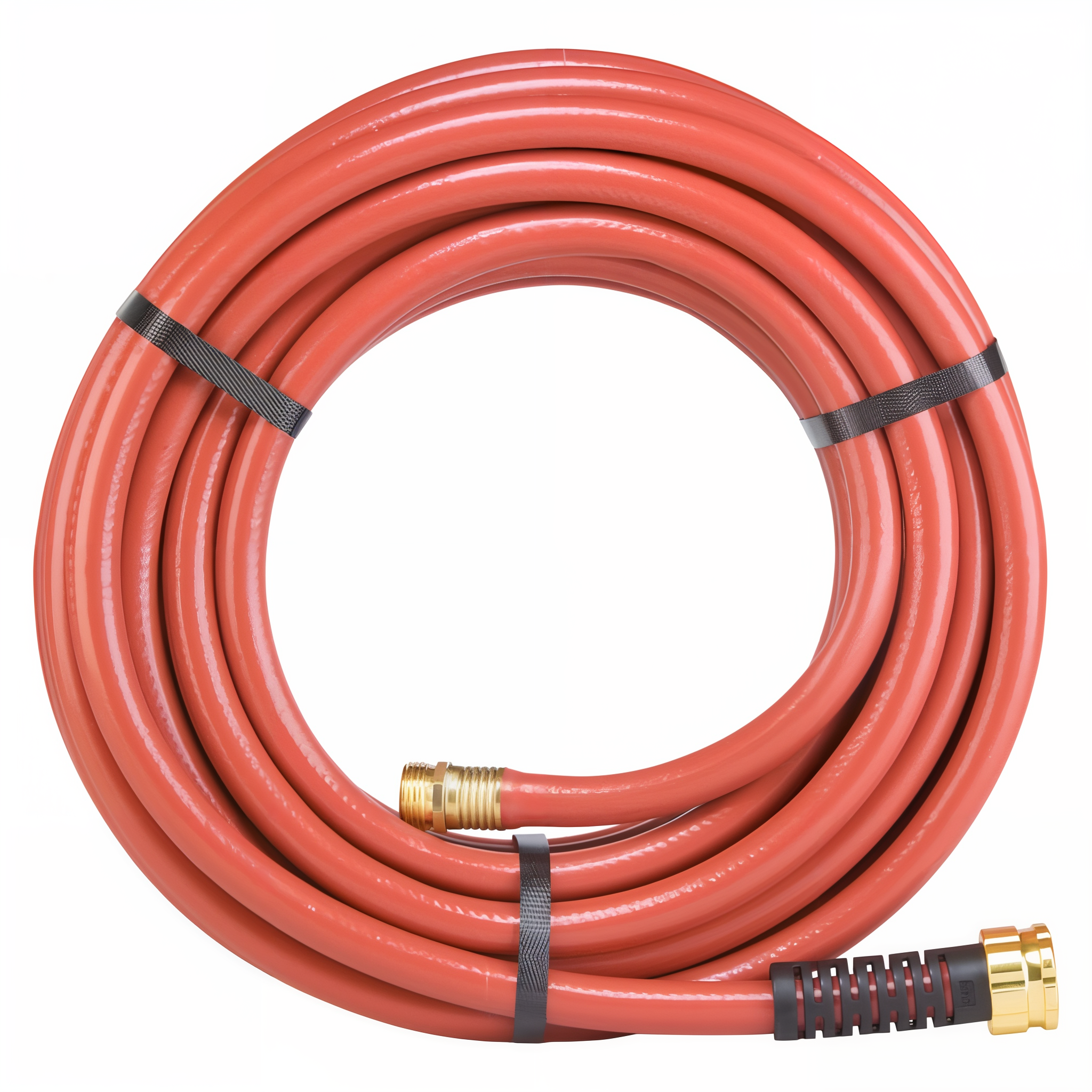 Swan ContractorPLUS heavy duty hose in use at a construction site, delivering high water volume for demanding commercial jobs