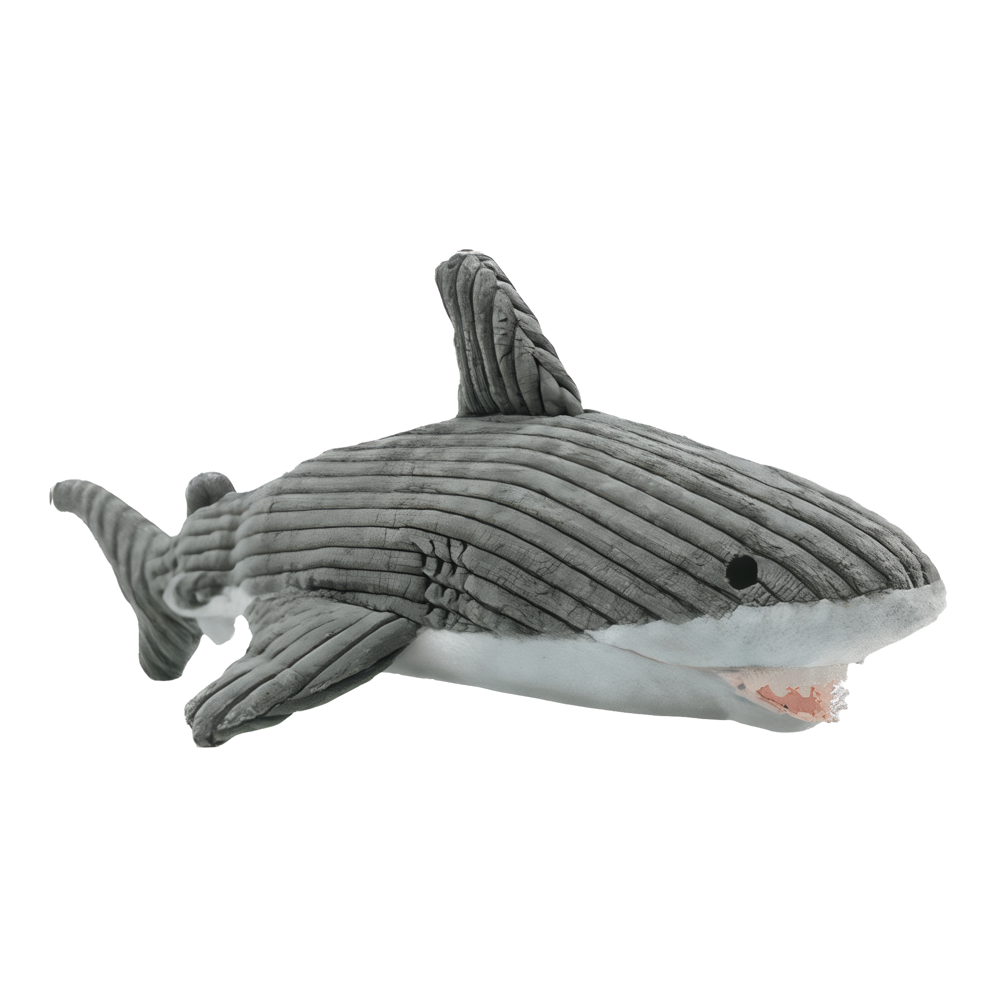 Tall Tails Plush Shark Crunch and Squeaker Toy