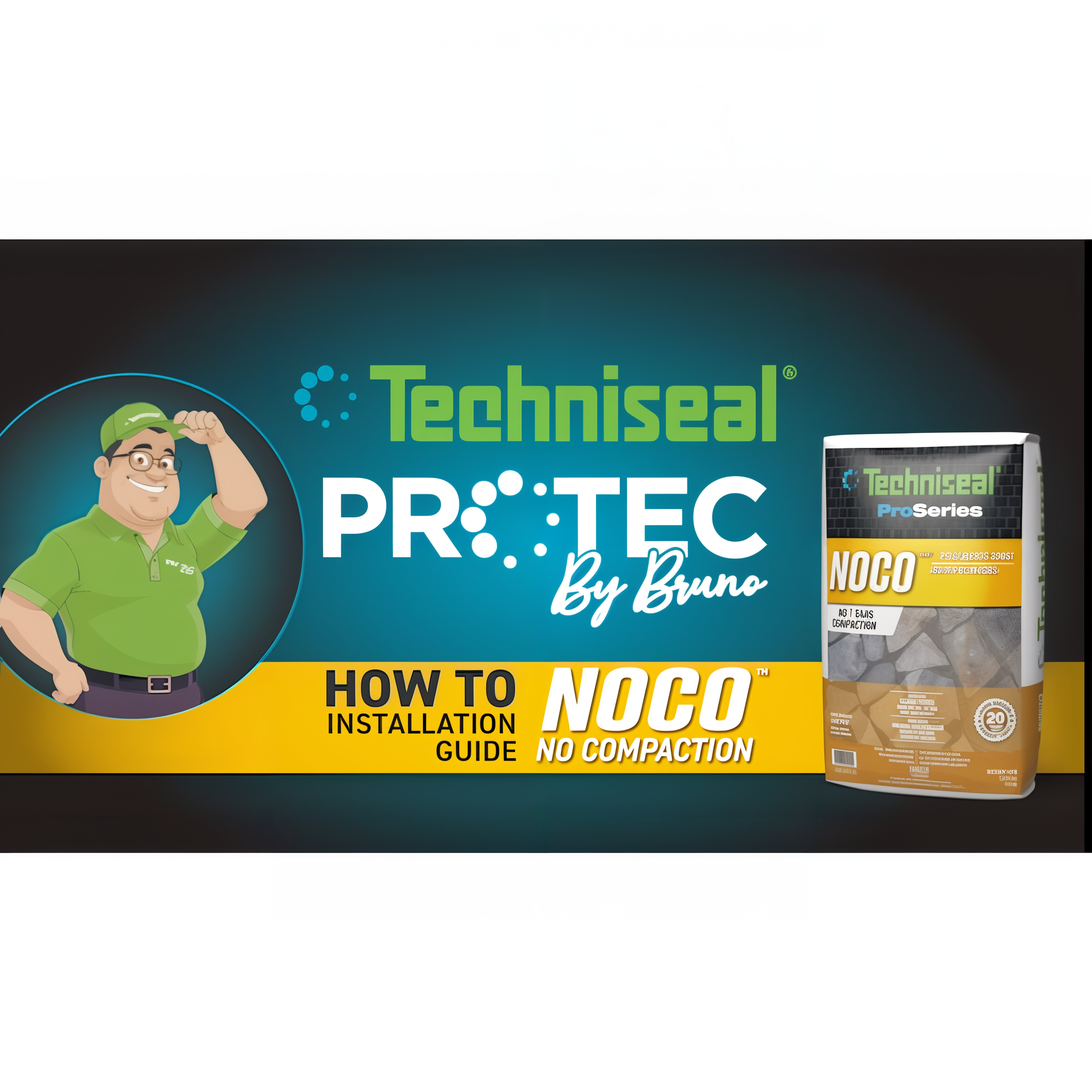 Techniseal NOCO Polymeric Joint — step-by-step no-compaction installation guide for flagstone joints