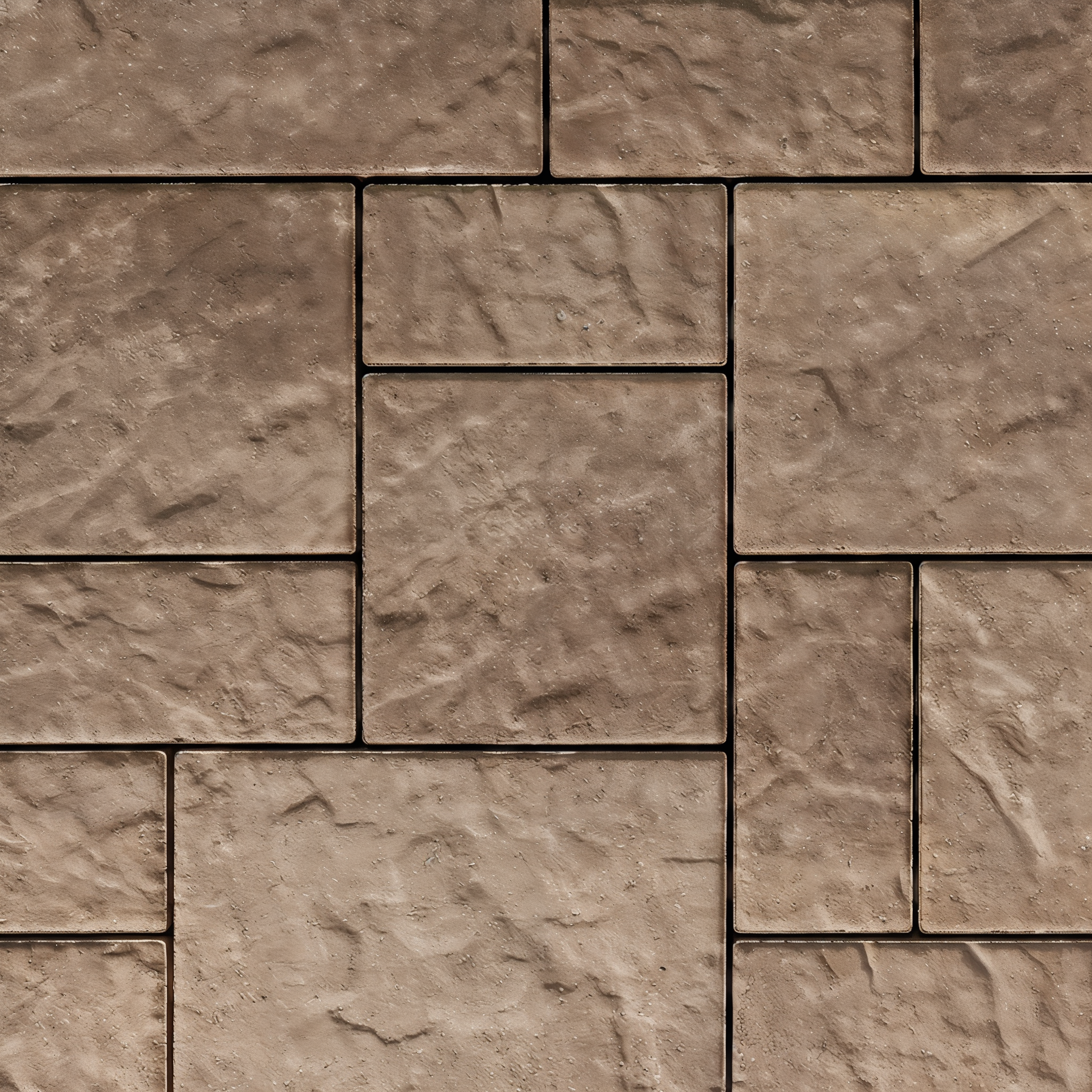 Blu Random Slab Paver Overlay Slate Chestnut Brown, 6 x 13 inch #Chestnut Brown / Slate#6 × 13