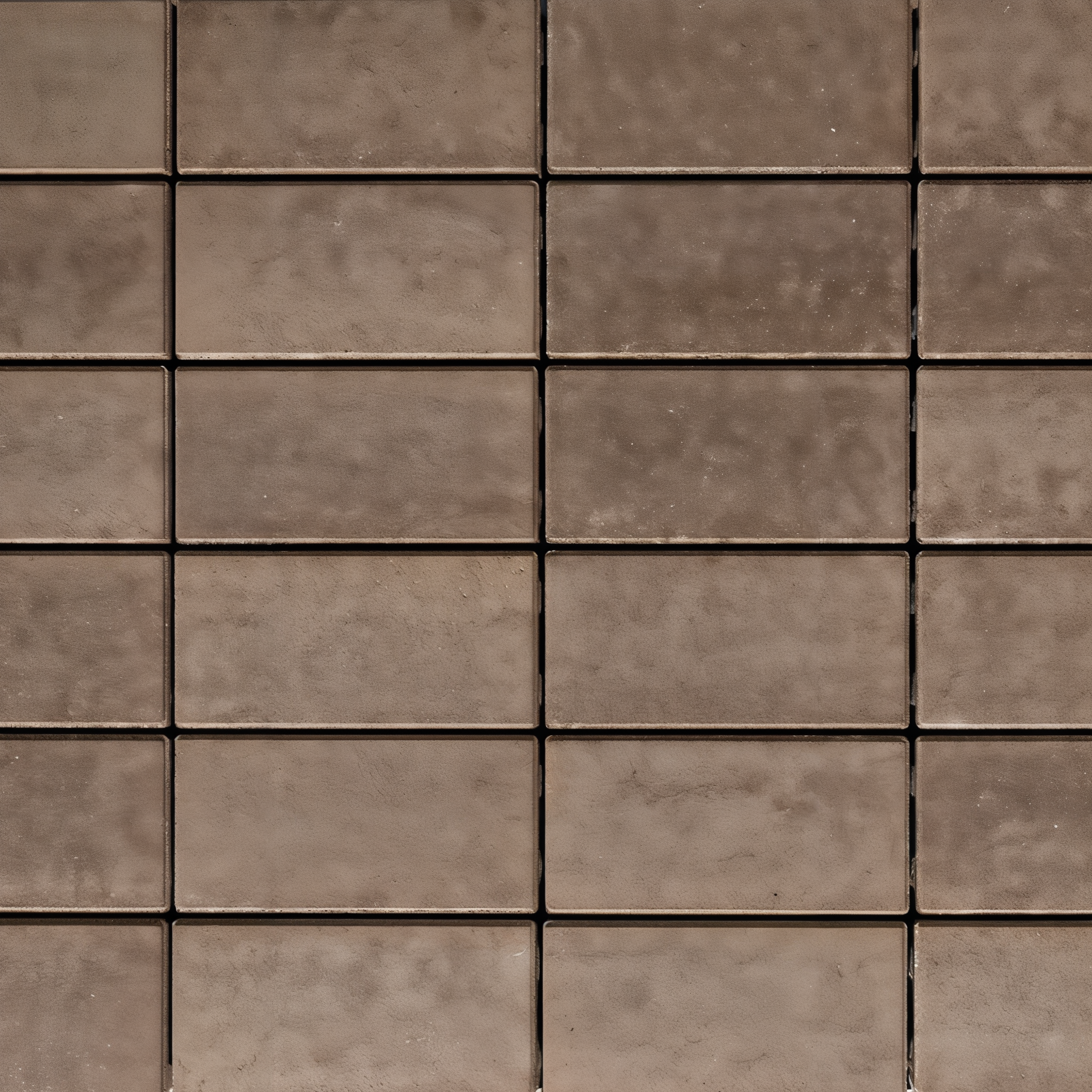 Blu 80 mm HD² paver in smooth Chestnut Brown texture
