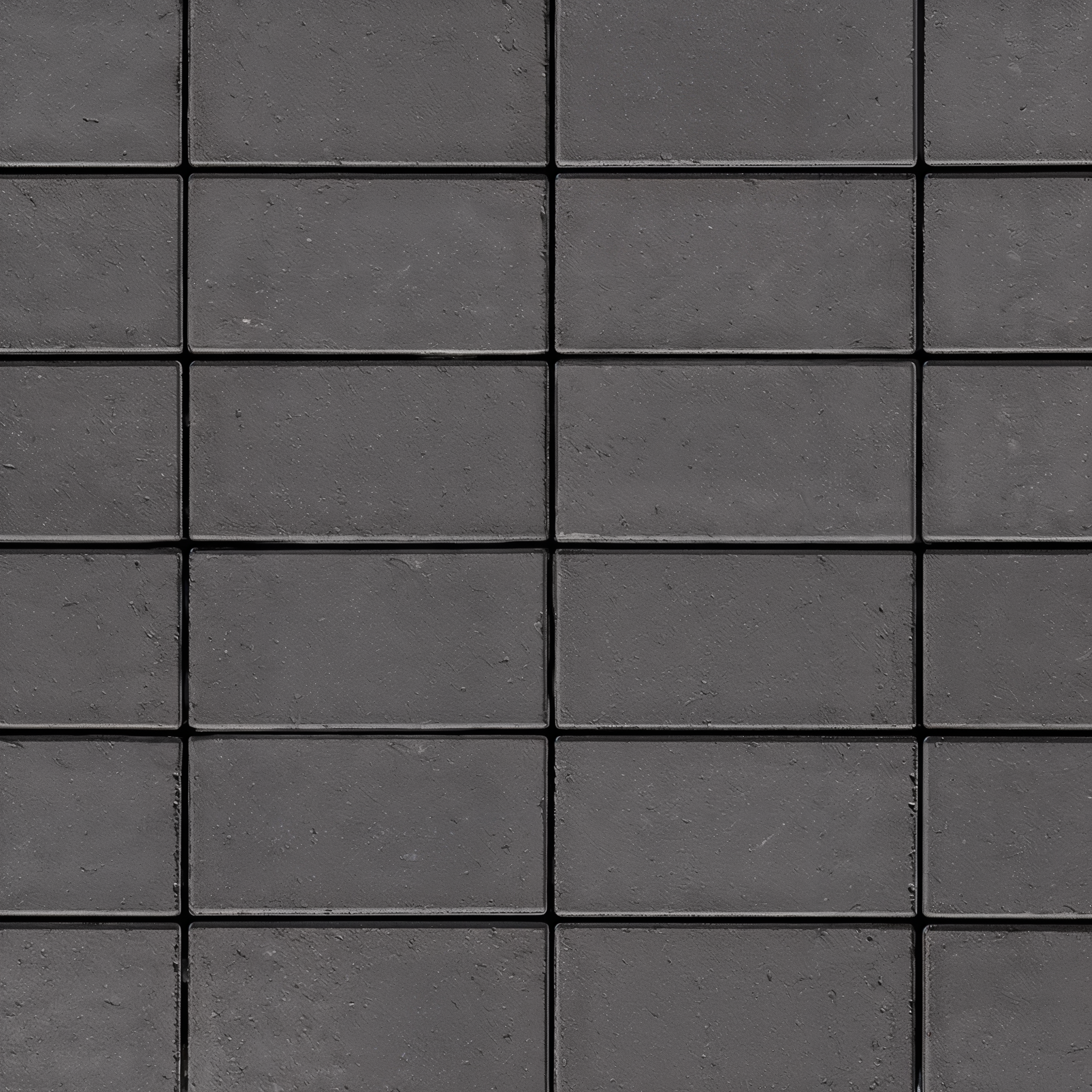 Blu 6x13 Paver Slab Smooth Onyx Black