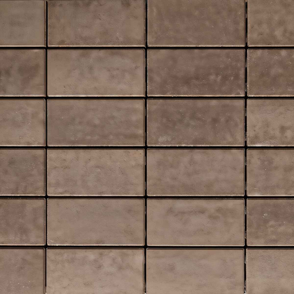 Blu 80 HD2 Smooth 6 x 13 paver swatch in Chestnut Brown.
