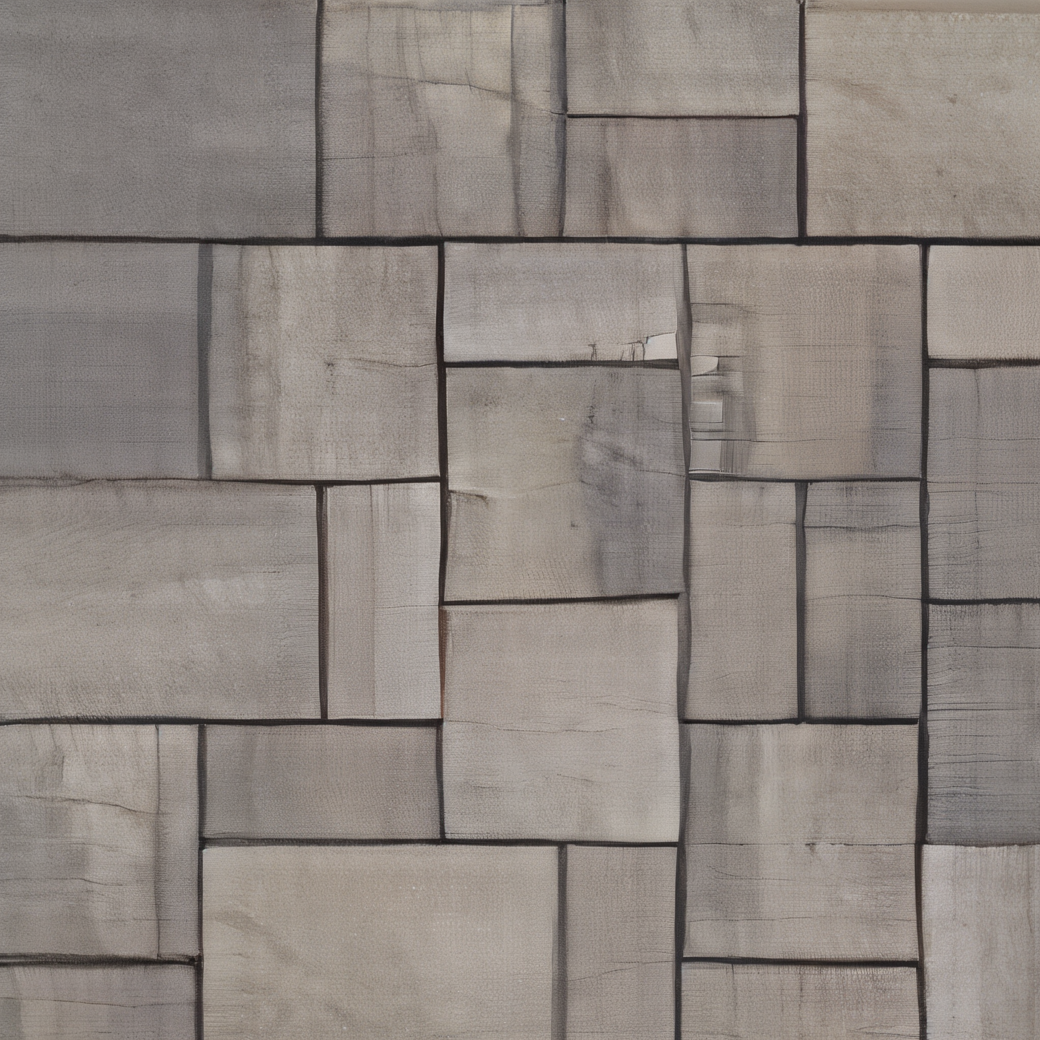 Eva Smooth paver in Shale Grey, Chestnut Brown color and modular size. #Chestnut Brown / Smooth#Modular Size