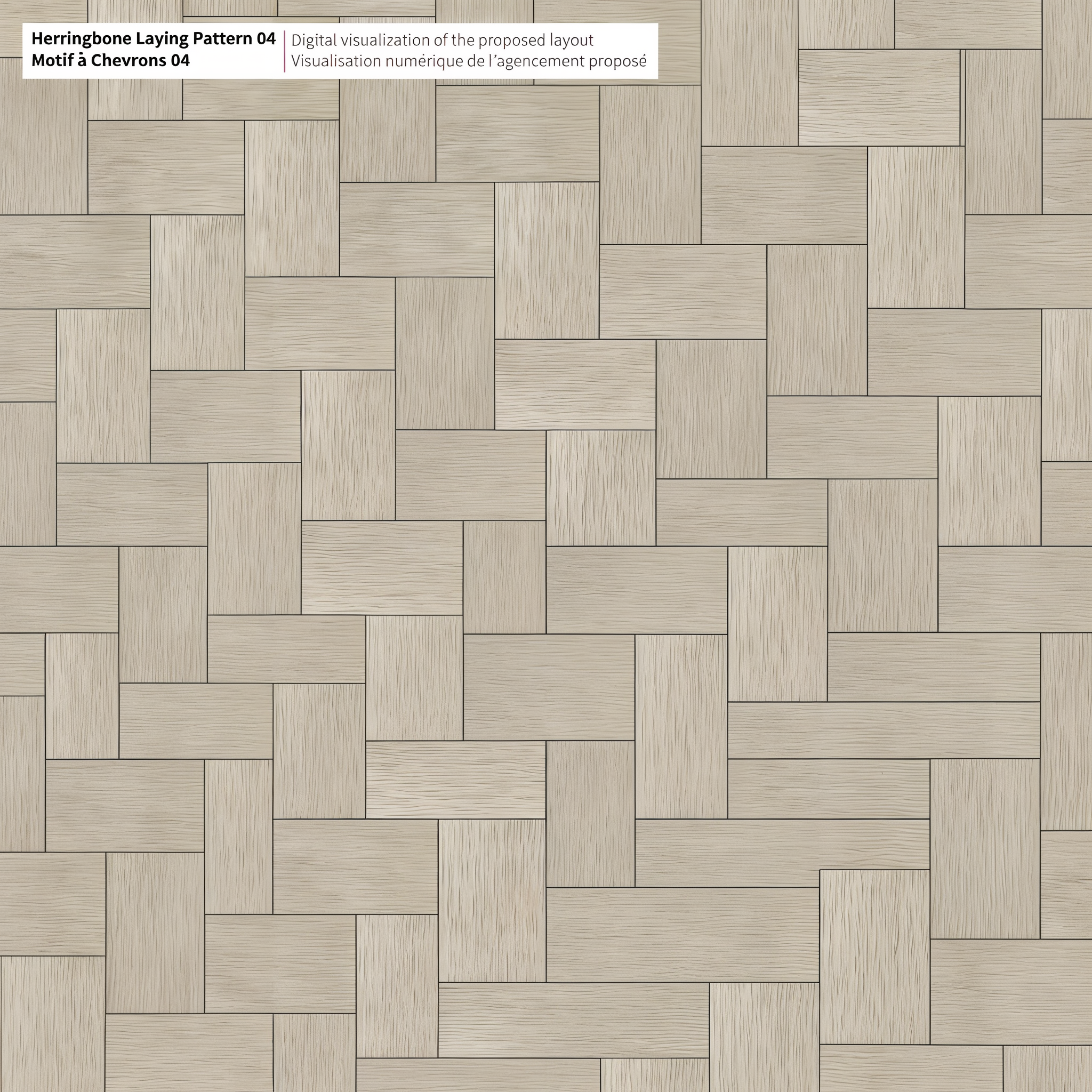 Ocean Grande HD² slab in Greyed Nickel smooth texture, herringbone patio pattern.