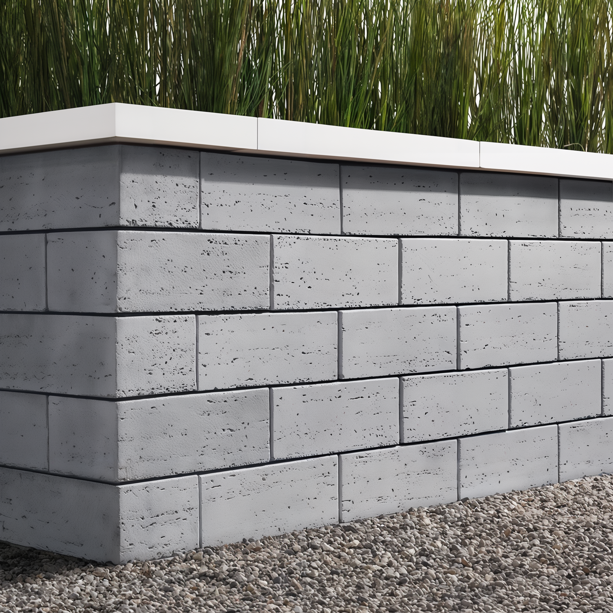 Travertina Wall Raw Riviera 9044, Riviera Brushed Travertine corner and pillar