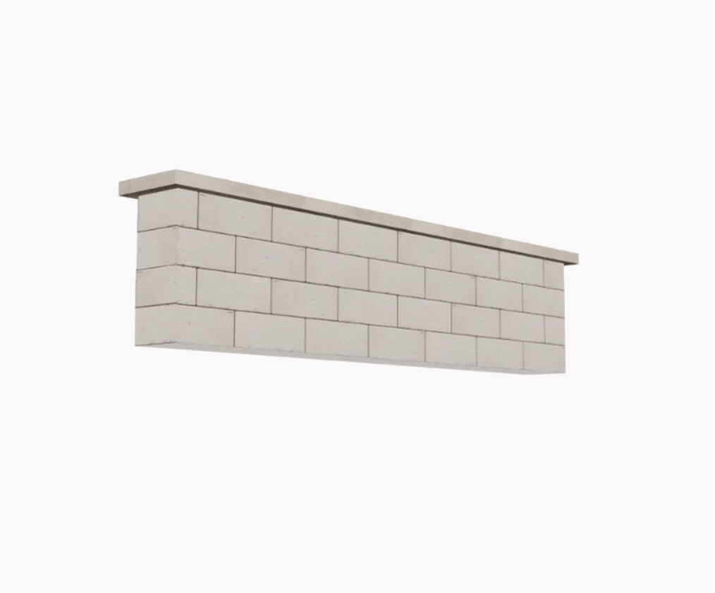 Wall Travertina in Rock Garden Brown, Rock Garden Brown Brushed Travertine wall