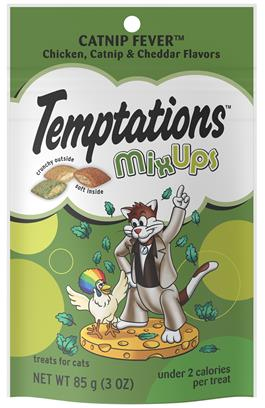 Temptations Cheese, Chicken and Catnip Flavor Mix-Ups Crunchy Treats
