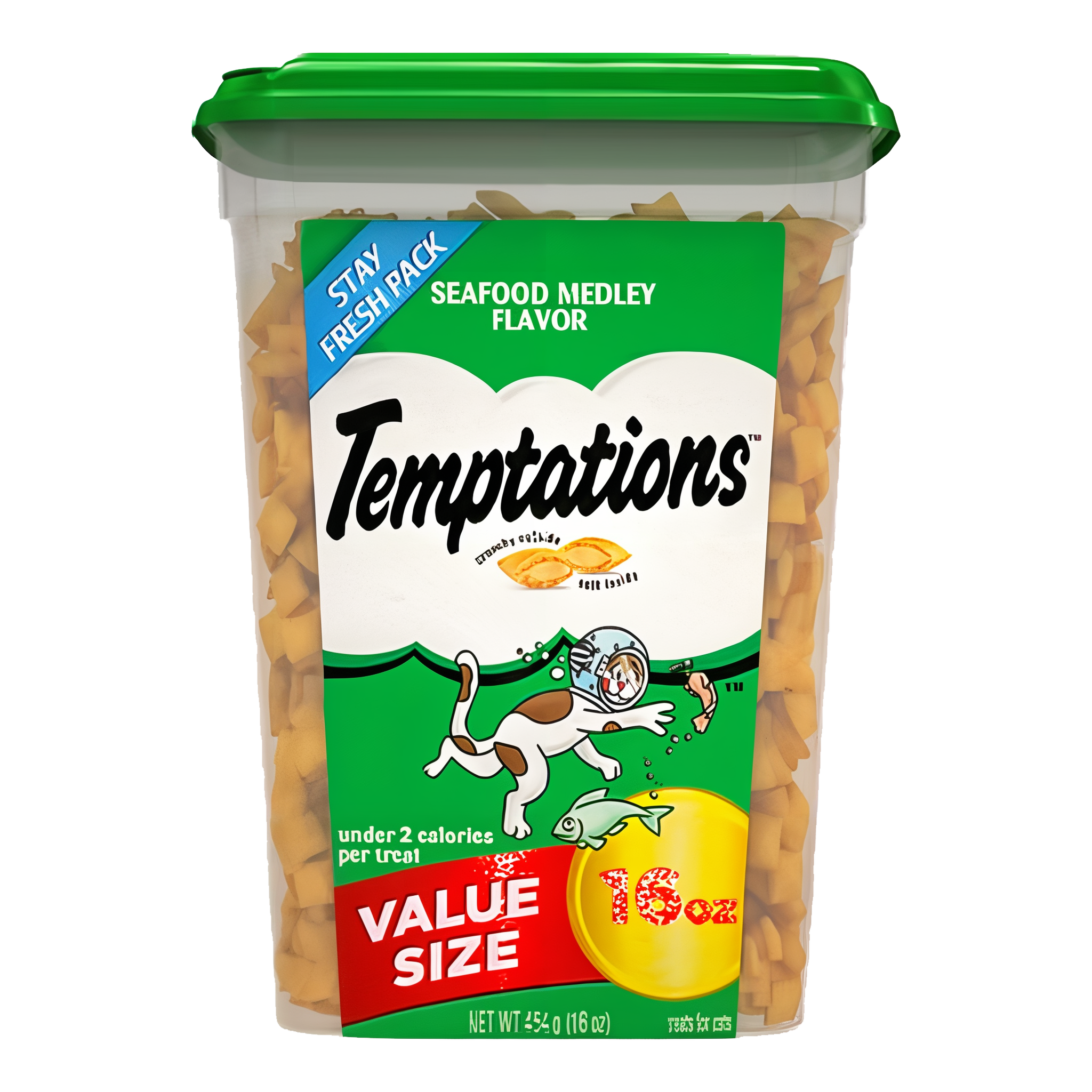 Temptations Classic Seafood Medley Flavor Crunchy Cat Treats