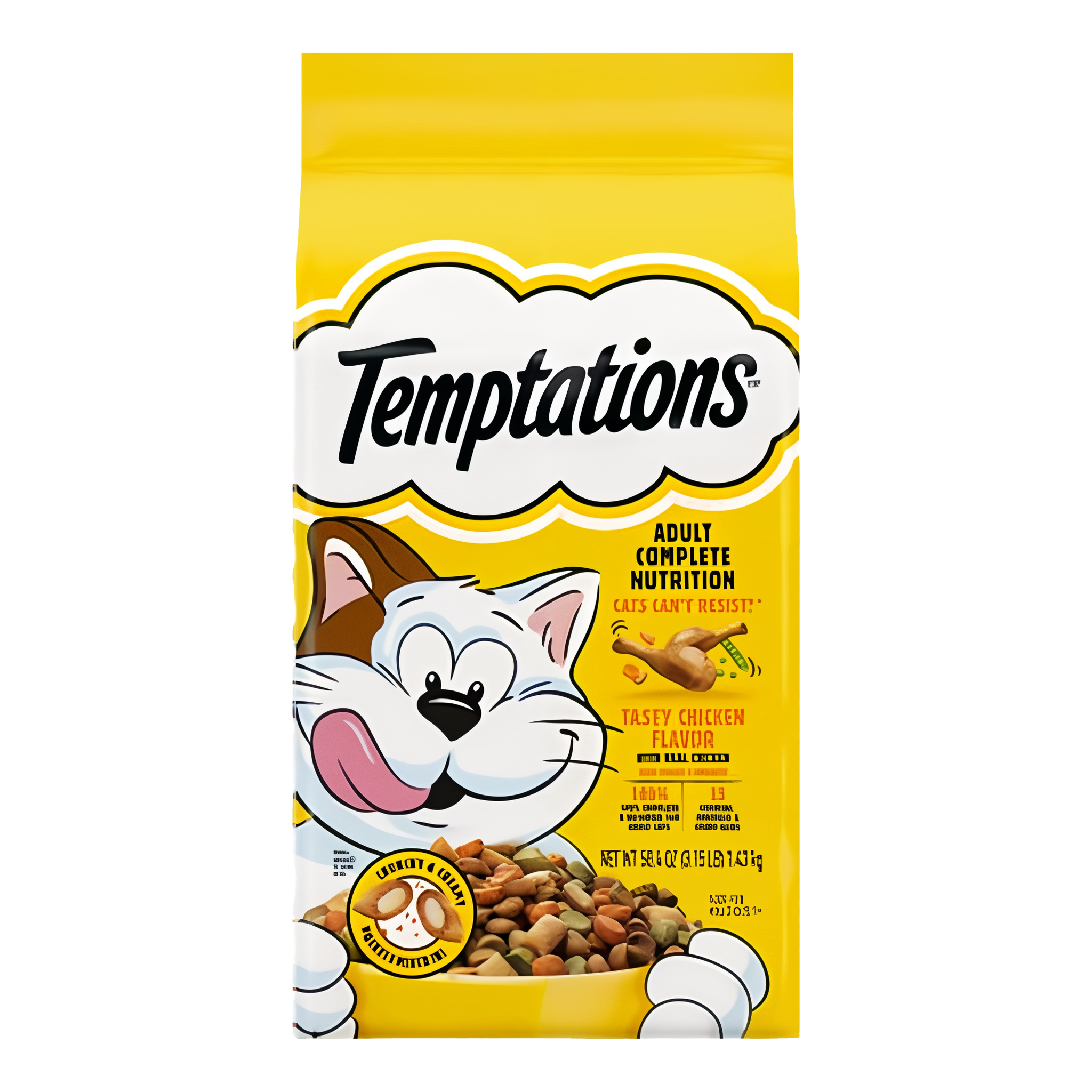 Temptations Tasty Chicken Flavor Adult Dry Cat Food 3.15 LB pack