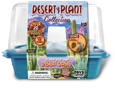 Toys By Nature Desert Plant Collection Indoor Micro-Garden Kit