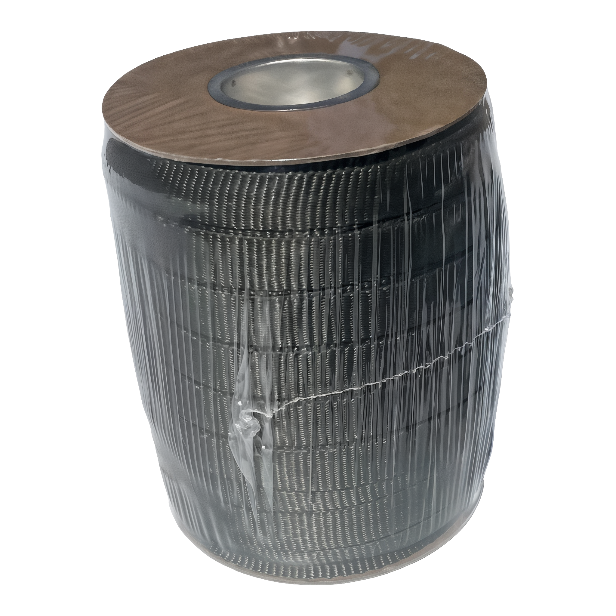 Treestrap General Purpose Garden-Tie green woven polypropylene webbing roll on a cardboard spool