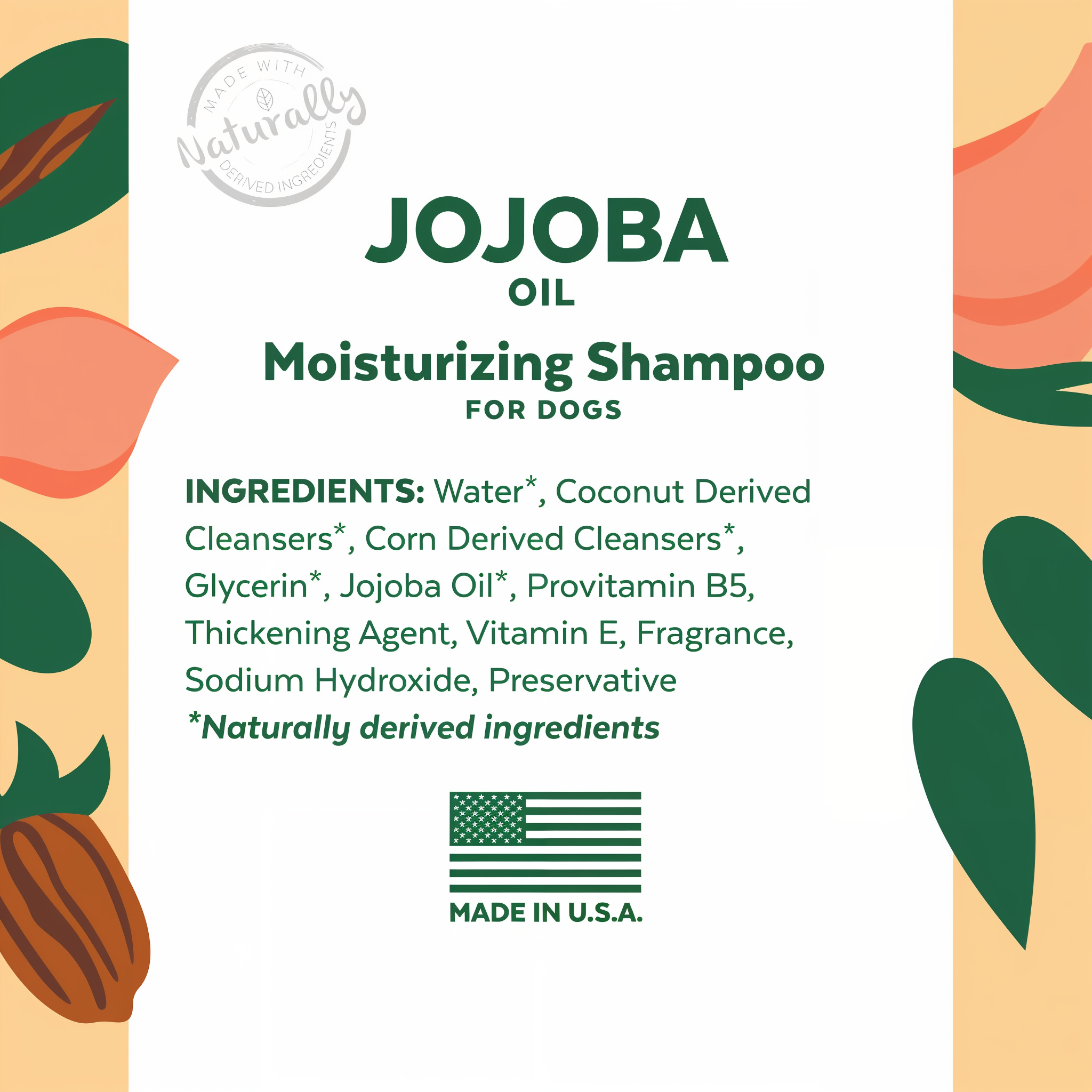 TropiClean Essentials Jojoba Oil Control Shampoo for Dogs package detail