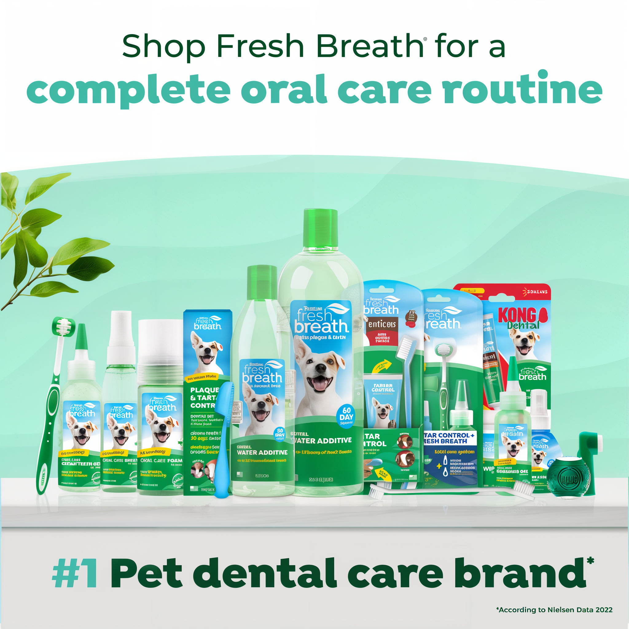 Shop the Fresh Breath complete oral care routine from the number one pet dental care brand