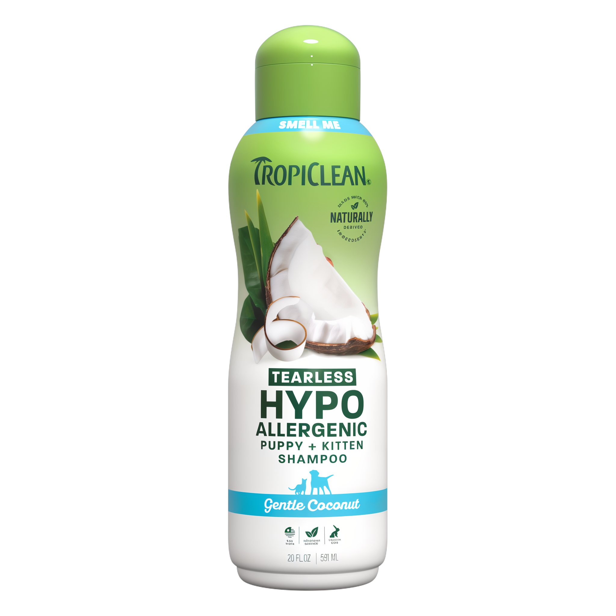 TropiClean hypoallergenic shampoo bottle front