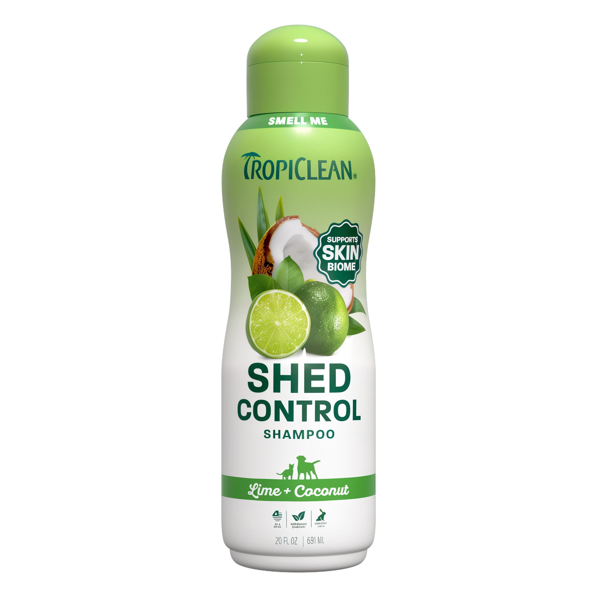 TropiClean shed shampoo bottle front