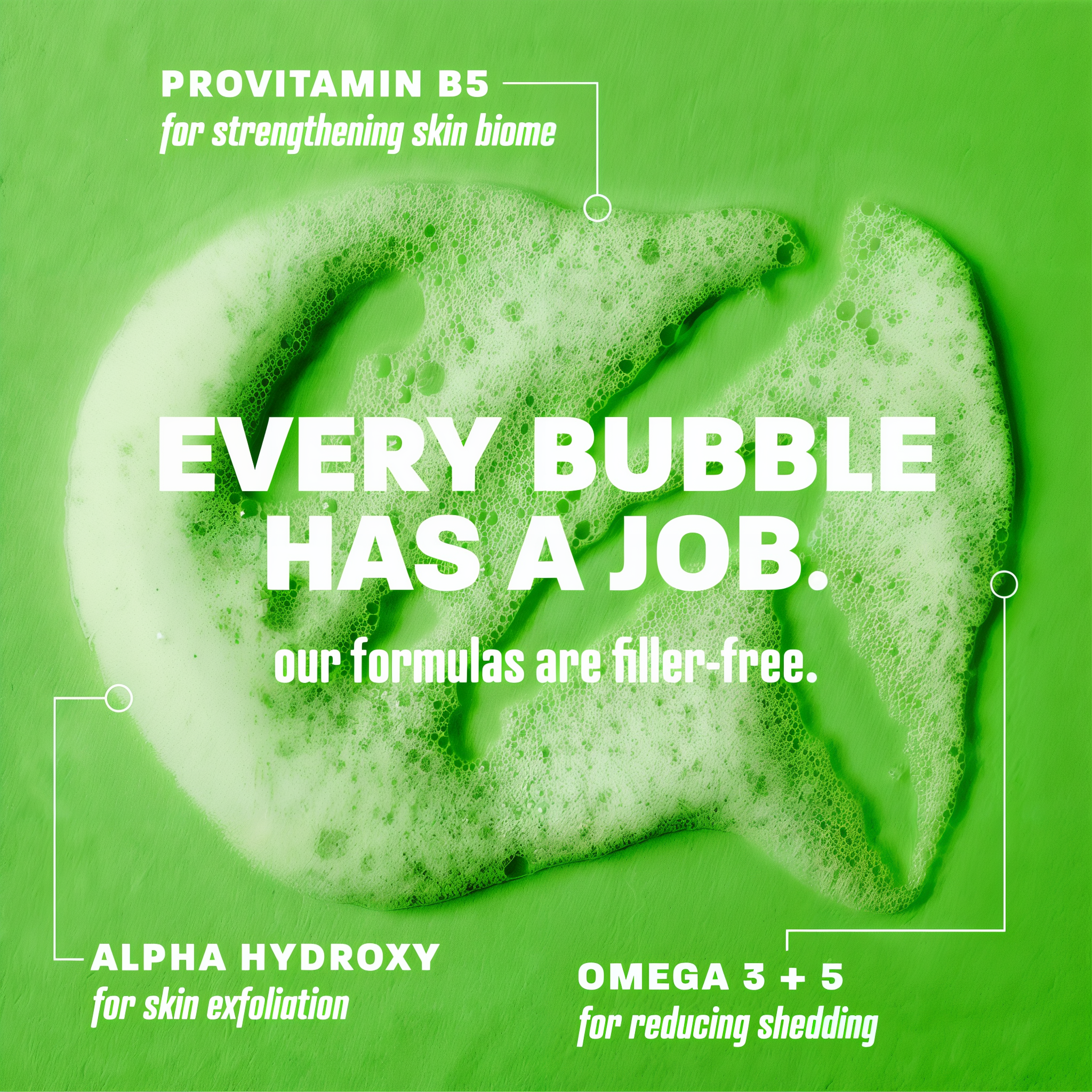 Every bubble has a job.