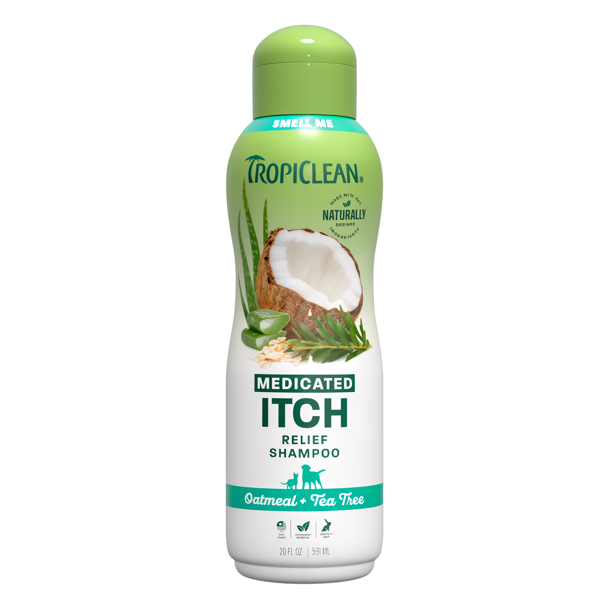 TropiClean Medicated Itch Shampoo bottle front