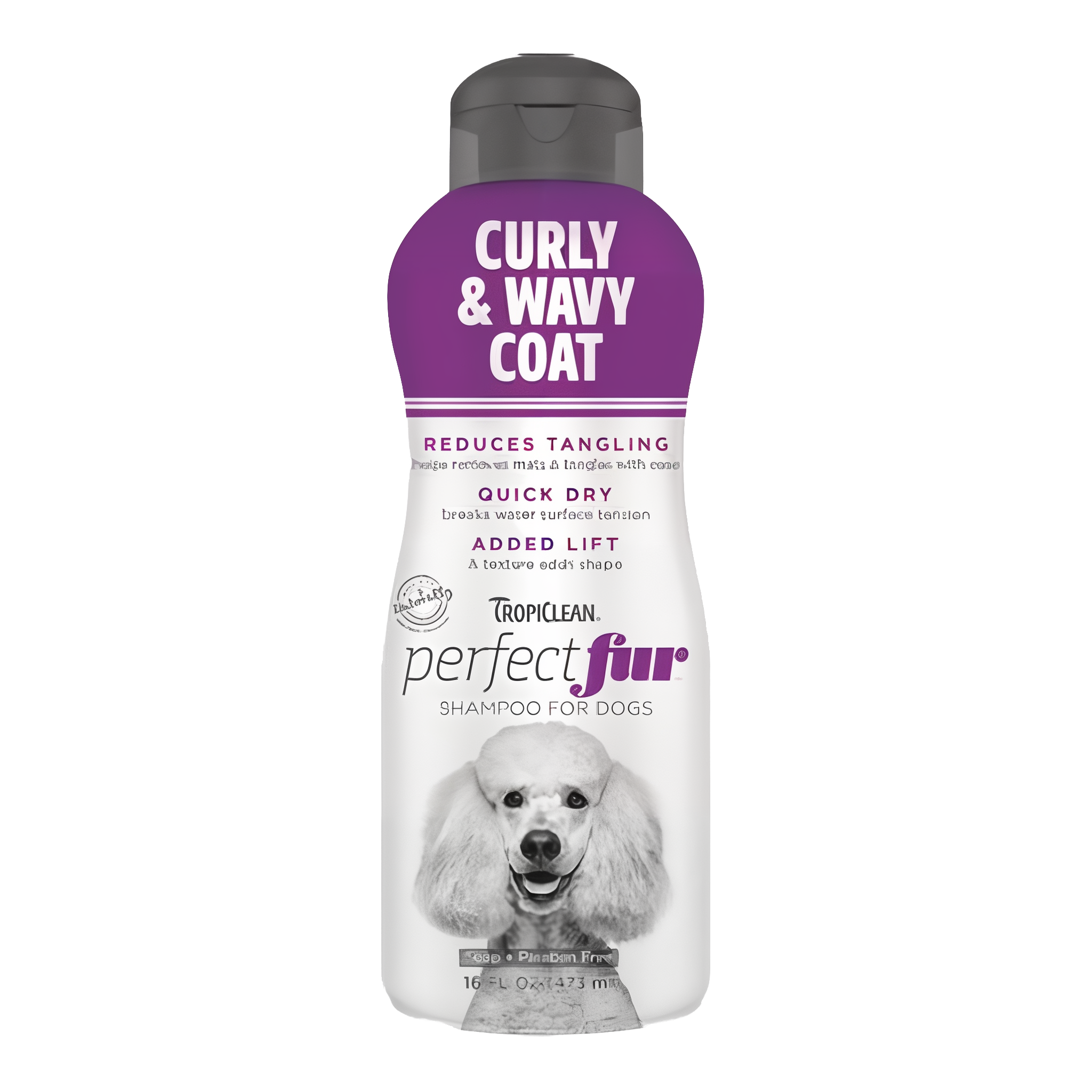 Tropiclean Perfect Fur Curly Wavy Coat Shampoo for Pets