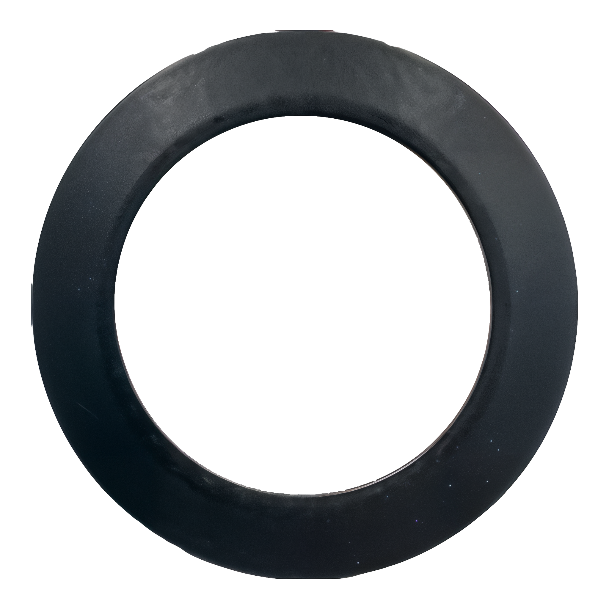 Tru-Scapes Flat Replacement Ring TS-D25-FLT-BLK — Black finish, fits 2.5" Dot Light, sold in pack of 10 #Black#2.5"