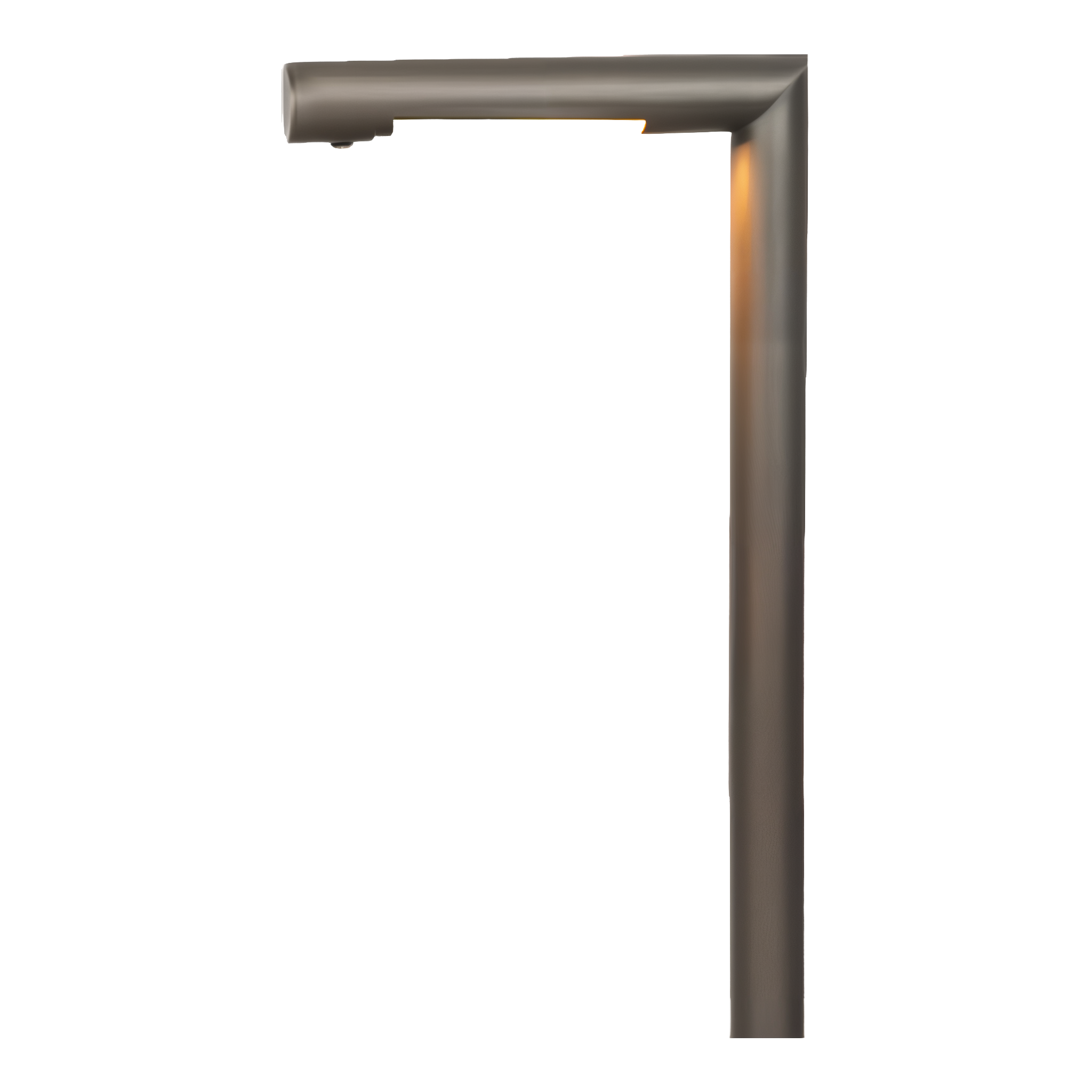 Tru-Scapes Modern Path Light TS-B306 — Antique Brushed Bronze solid brass, G4 LED 2700K warm white, studio view #Bronze#2700K