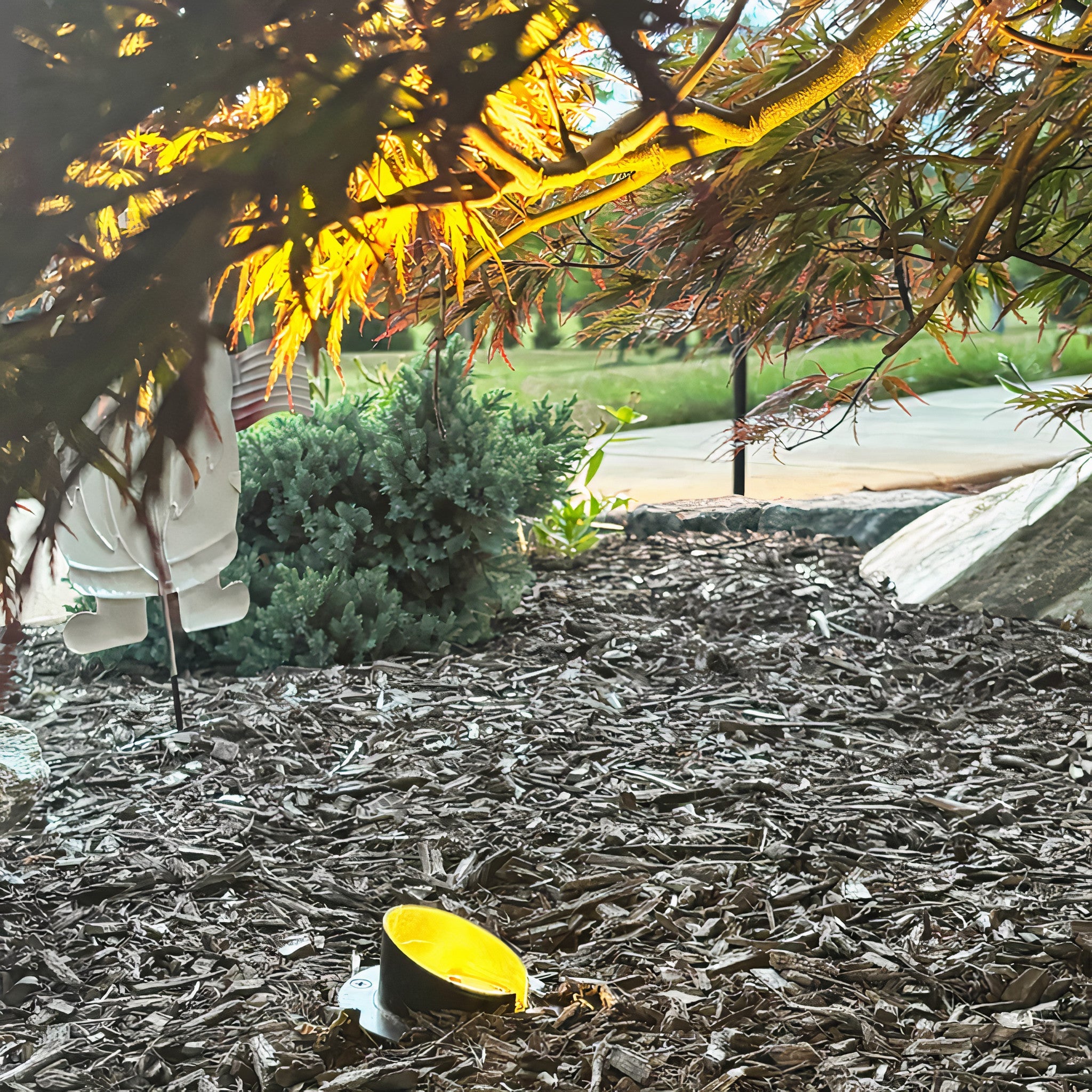 Tru-Scapes Sealed In-Ground Well Light TS-B203 — flush in-ground installation