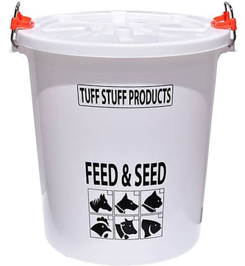 Tuff Stuff Products Animal Livestock Farm Feed and Seed Food Storage Pail