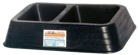 Tuff Stuff Products Heavy Duty Double Dish for Pets