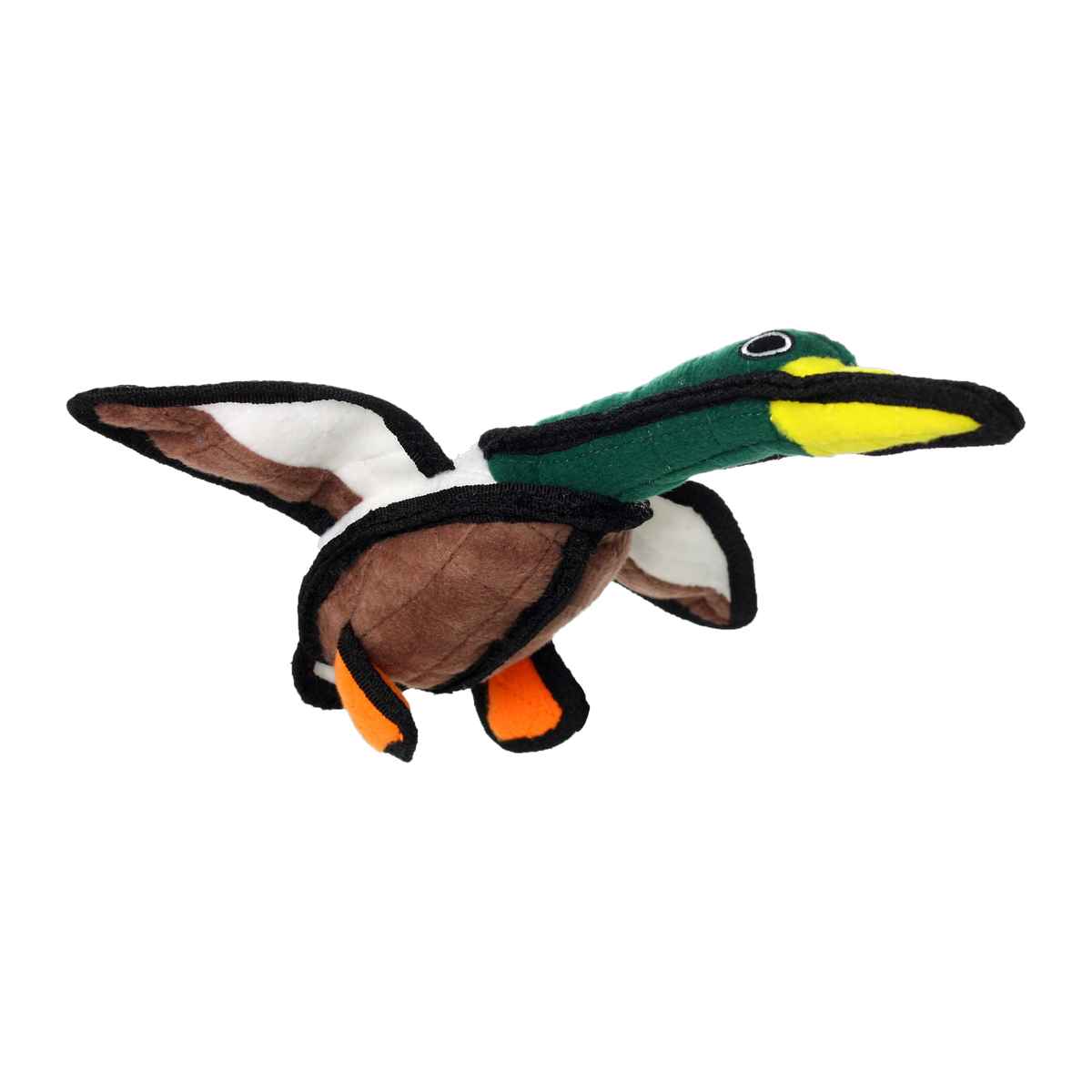 Tuffy Jr Barnyard Duck Dog Toy front view
