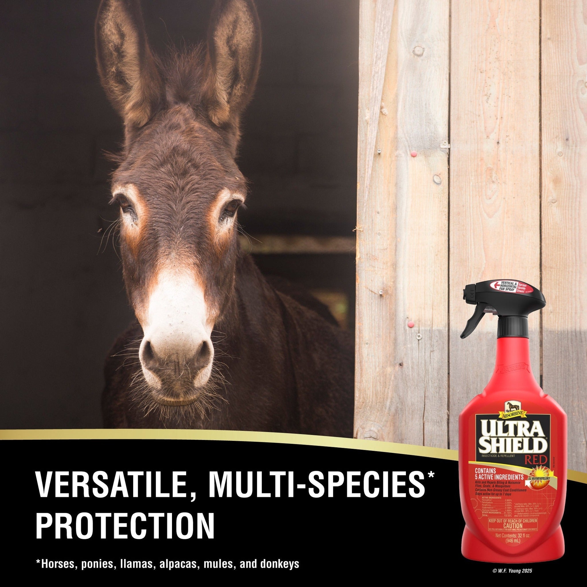 UltraShield Red insecticide and repellent, versatile multi-species protection